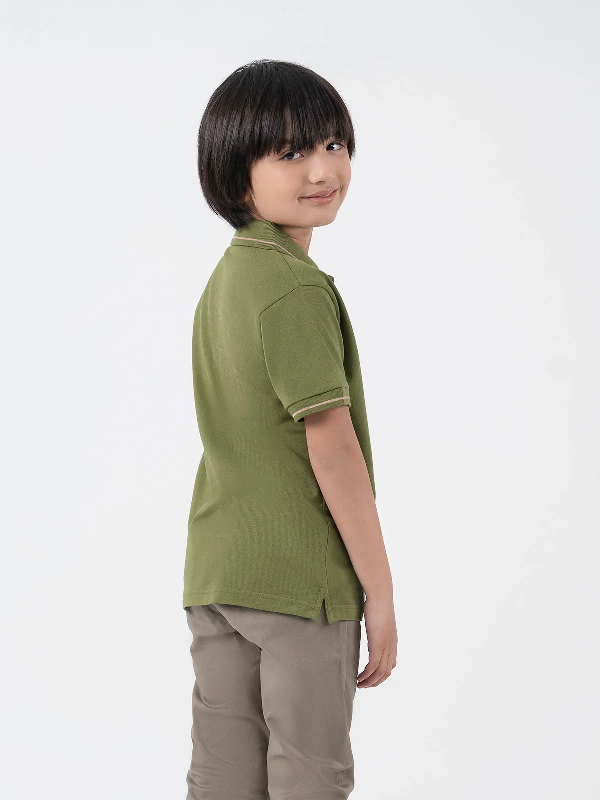 "MOSHE" Basic Regular Fit Polo Shirt - Image 8