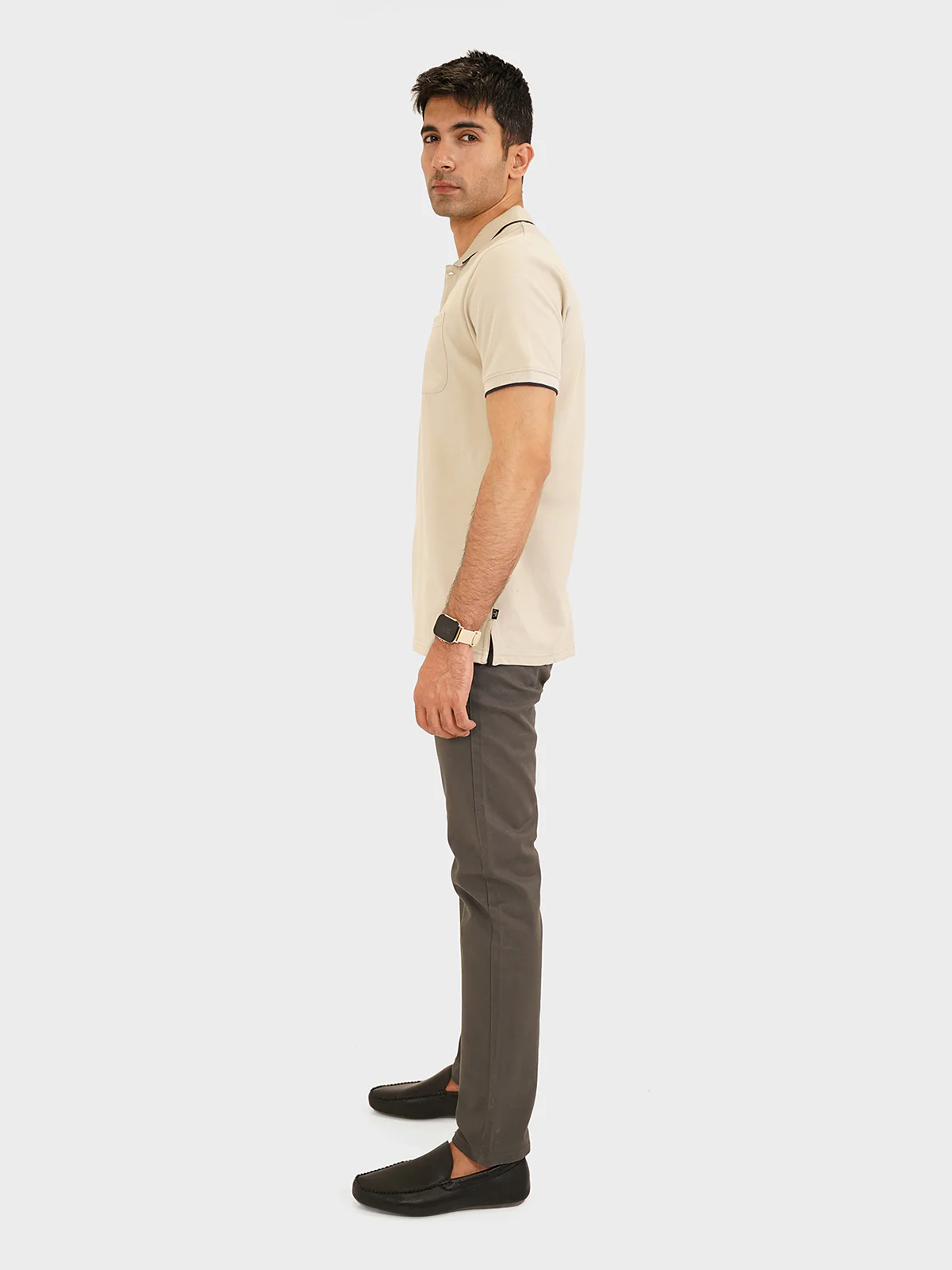 "MOUNIR" Trendy Regular Fit Polo Shirt - Image 2