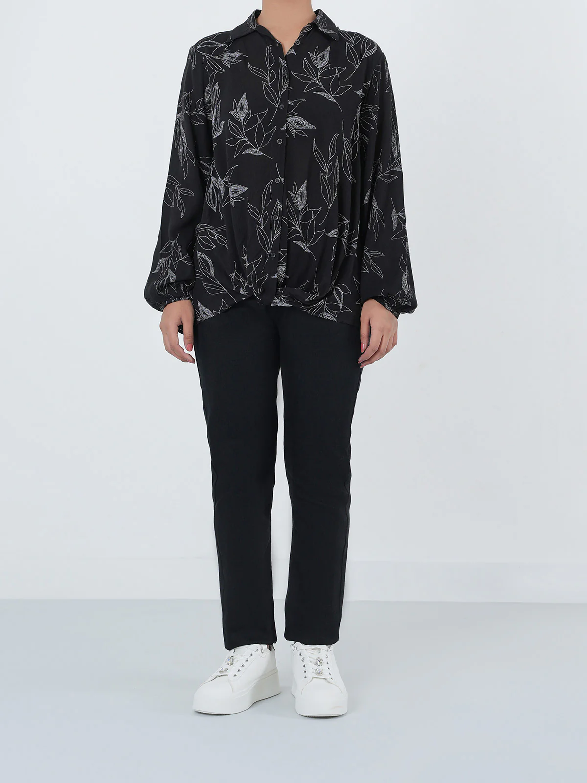 "MULAN" Printed Regular Fit Cotton Top