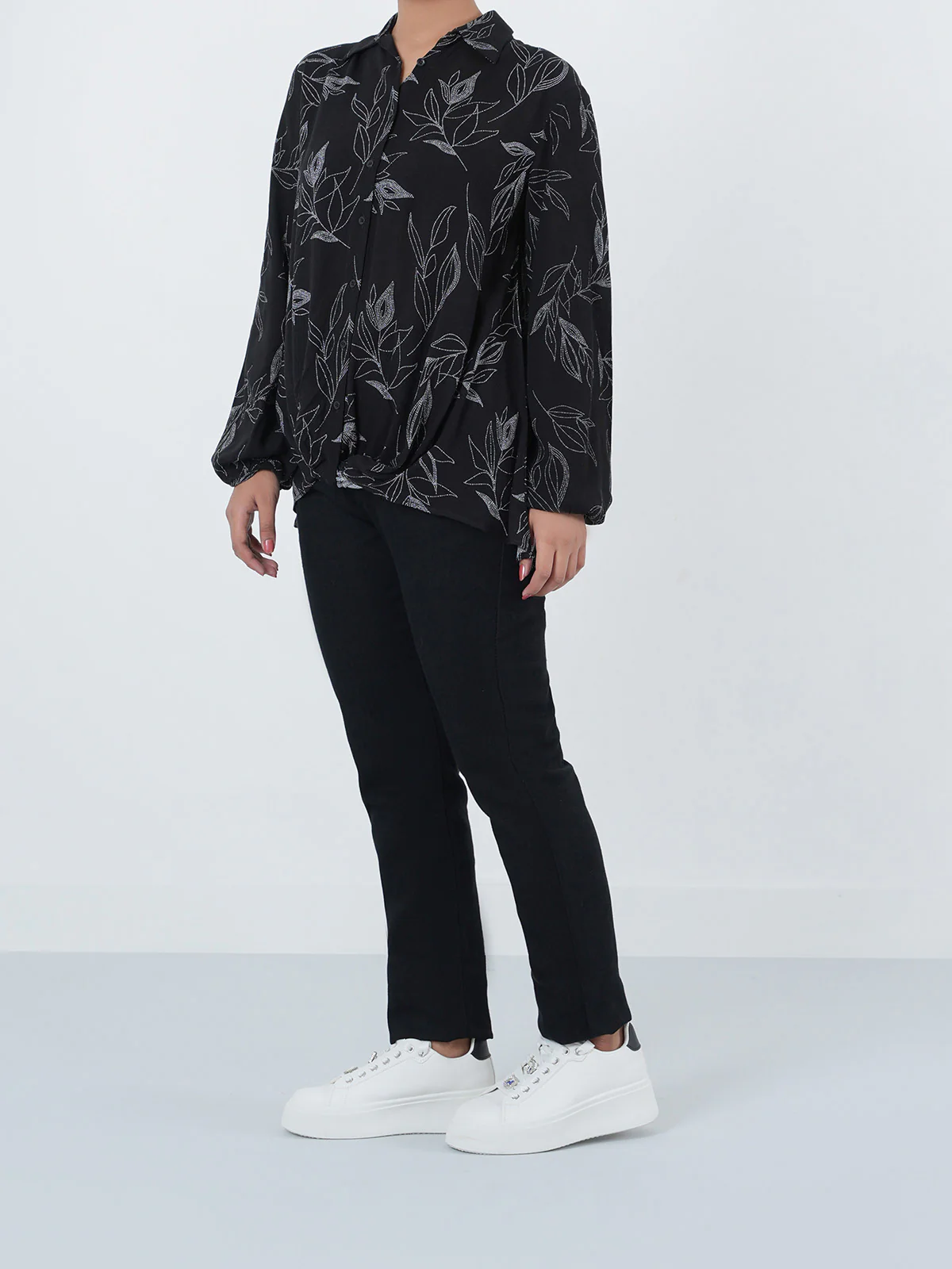 "MULAN" Printed Regular Fit Cotton Top - Image 4