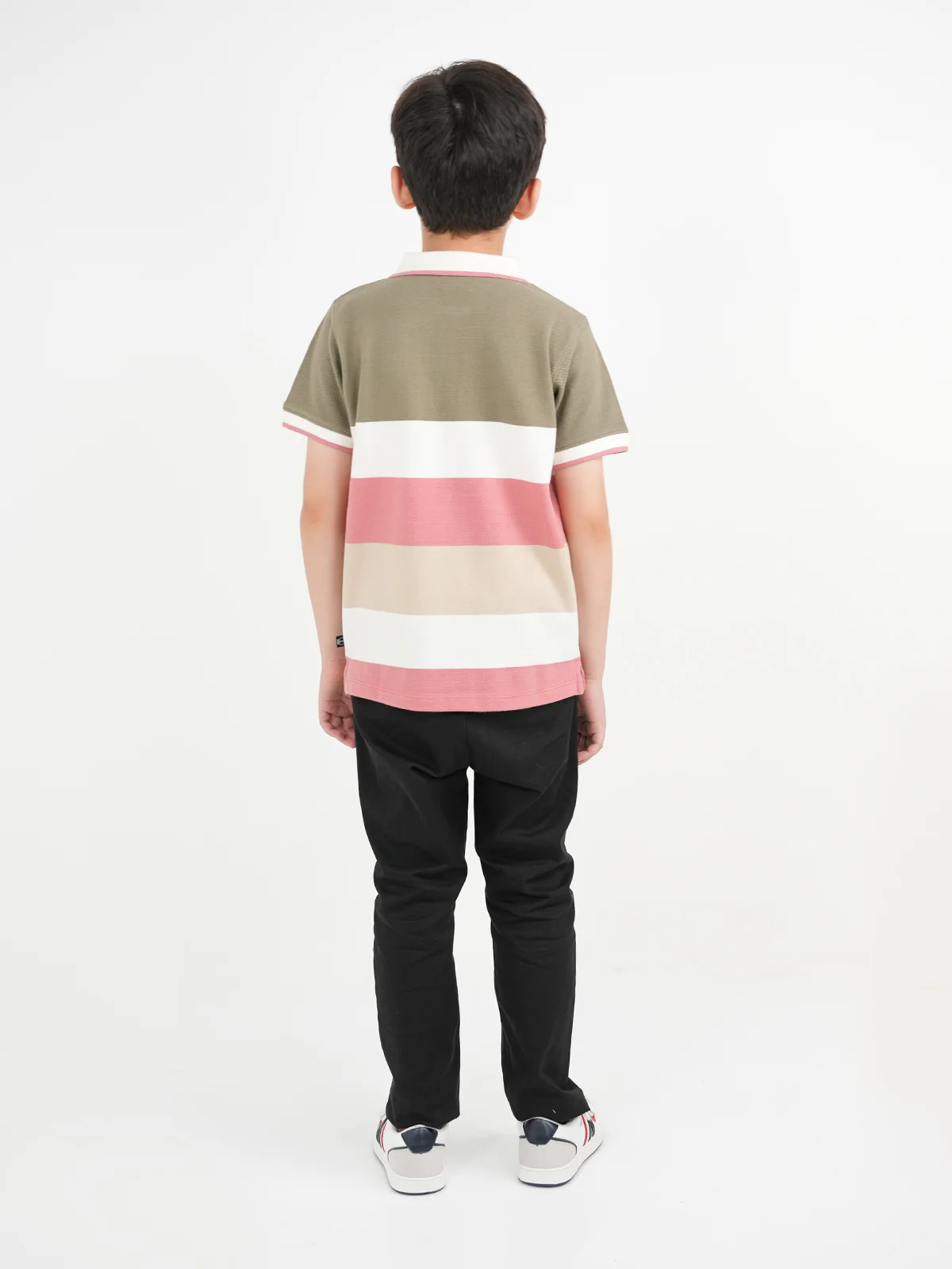 "MWENYE" Kids Casual Summer Polo Tee Shirt - Image 4