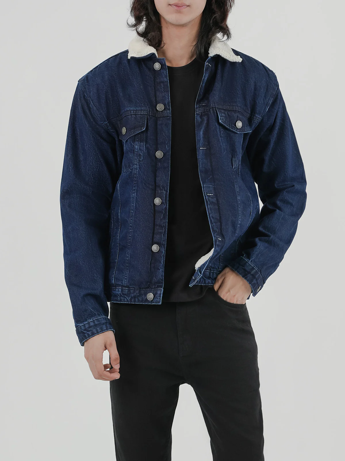 "NAHUATL" Regular Fit Denim Jacket