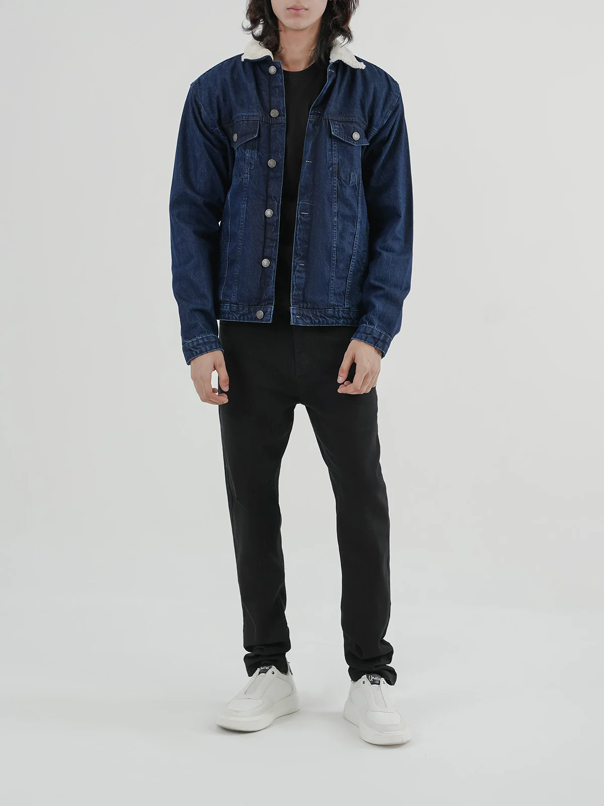 "NAHUATL" Regular Fit Denim Jacket - Image 2