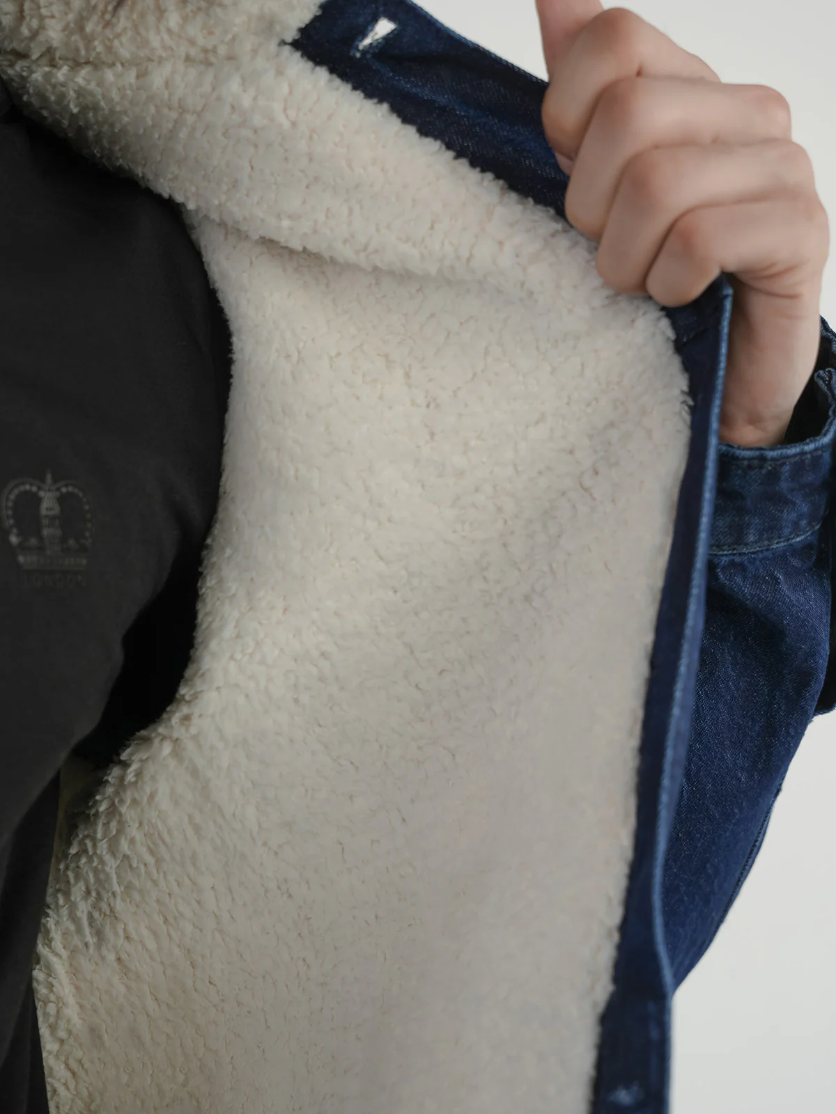 "NAHUATL" Regular Fit Denim Jacket - Image 5