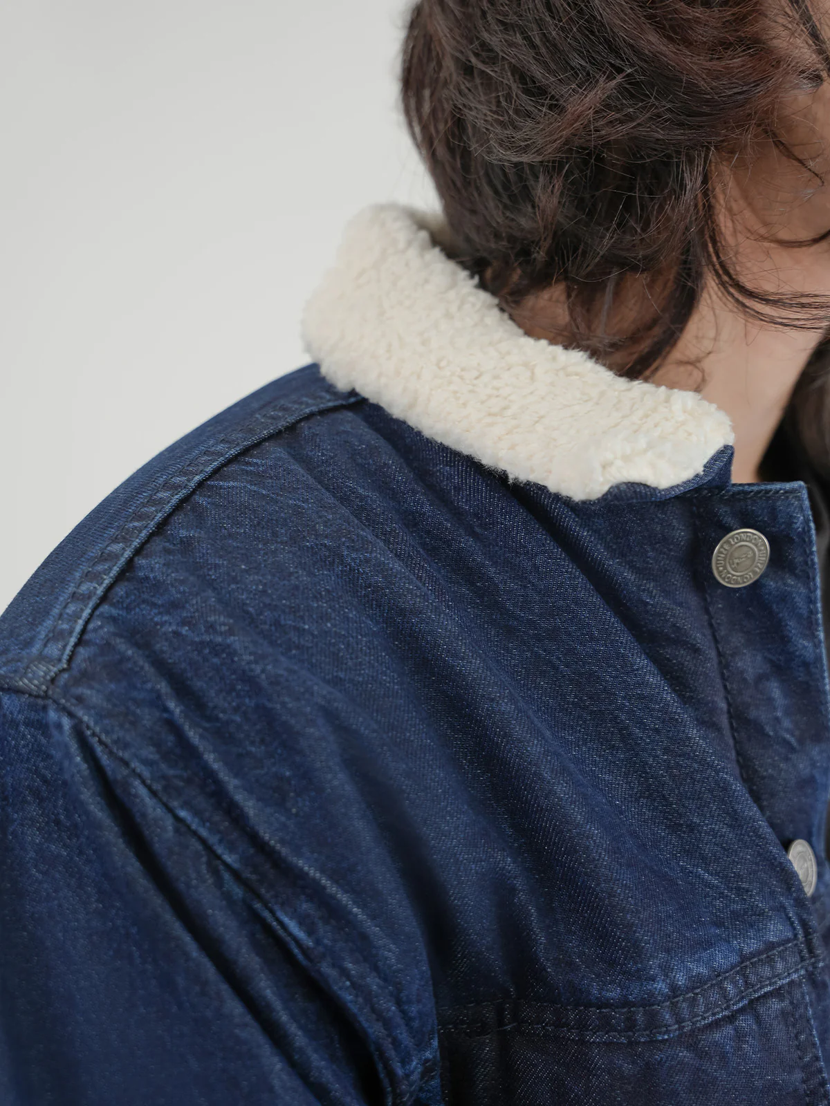 "NAHUATL" Regular Fit Denim Jacket - Image 6