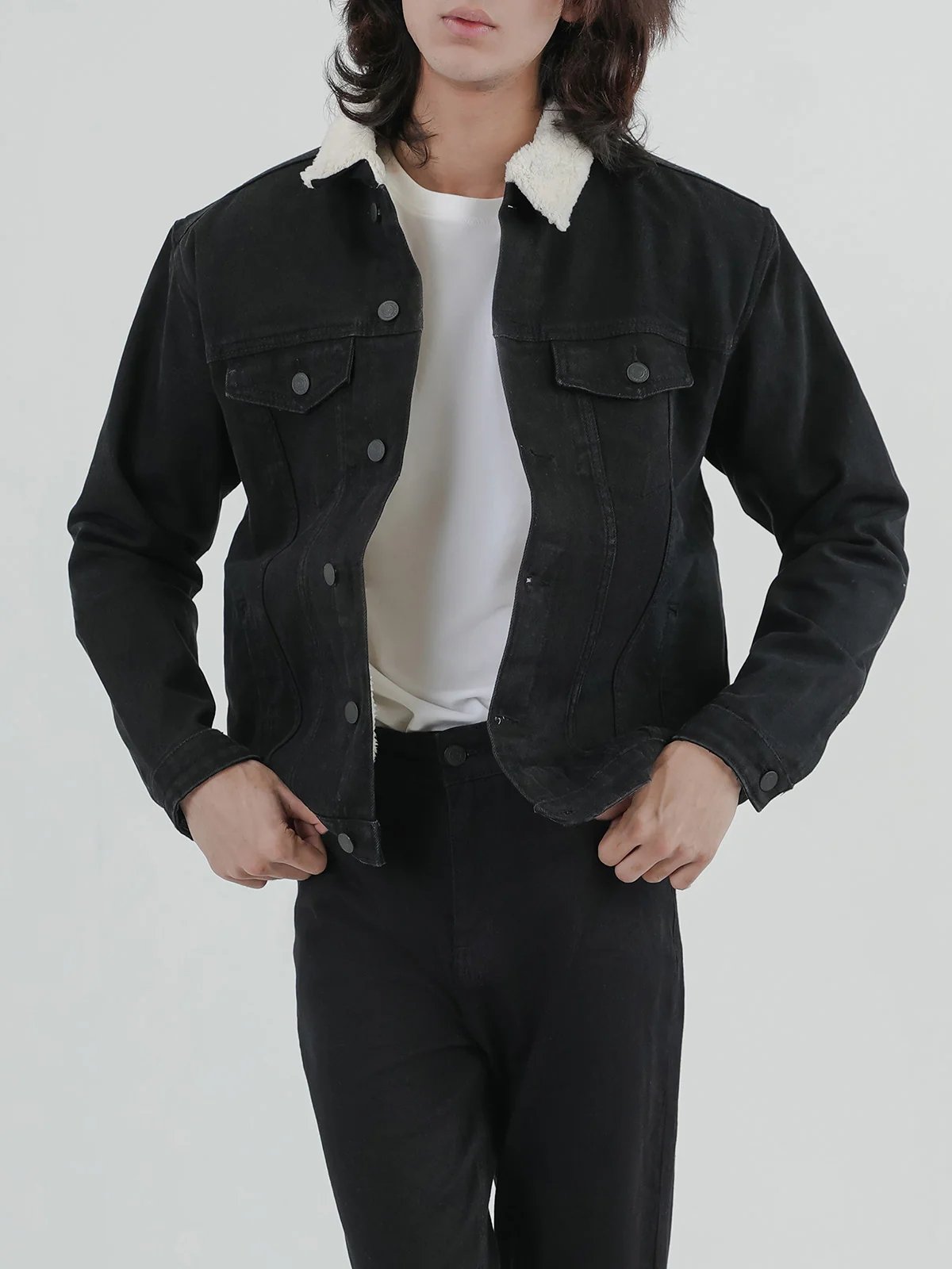 "NAHUATL" Regular Fit Denim Jacket