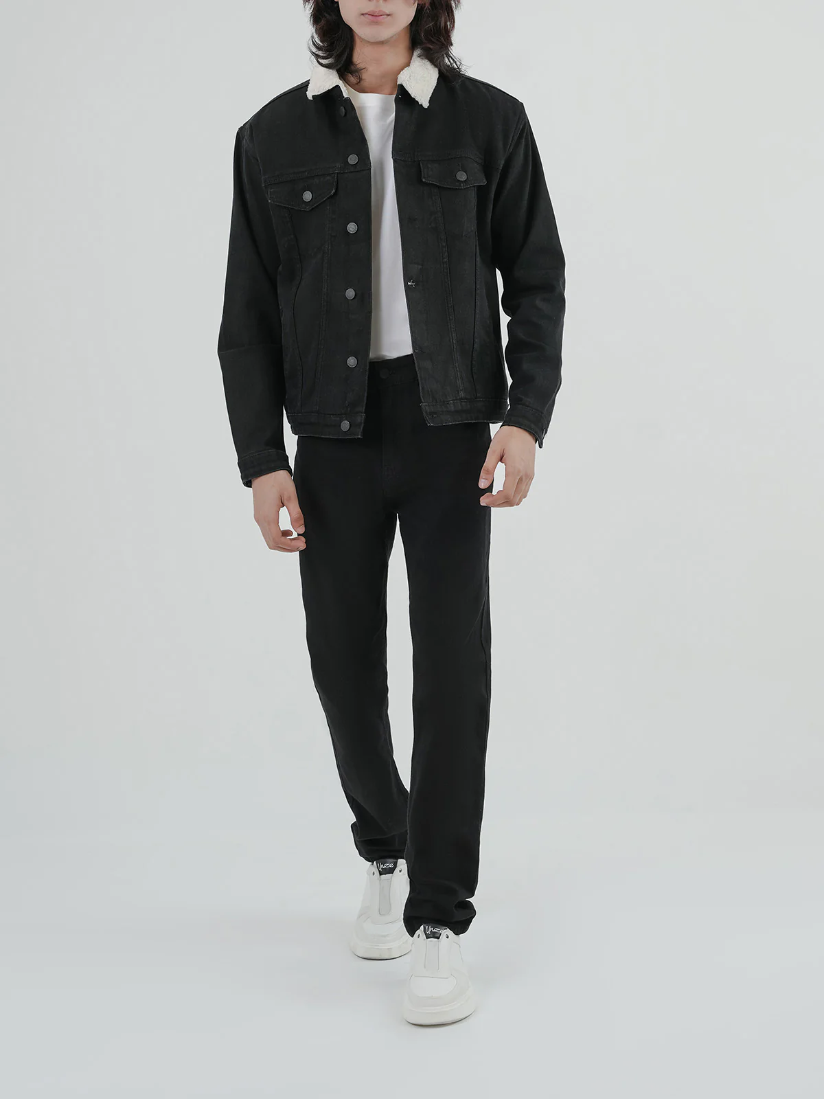 "NAHUATL" Regular Fit Denim Jacket - Image 2