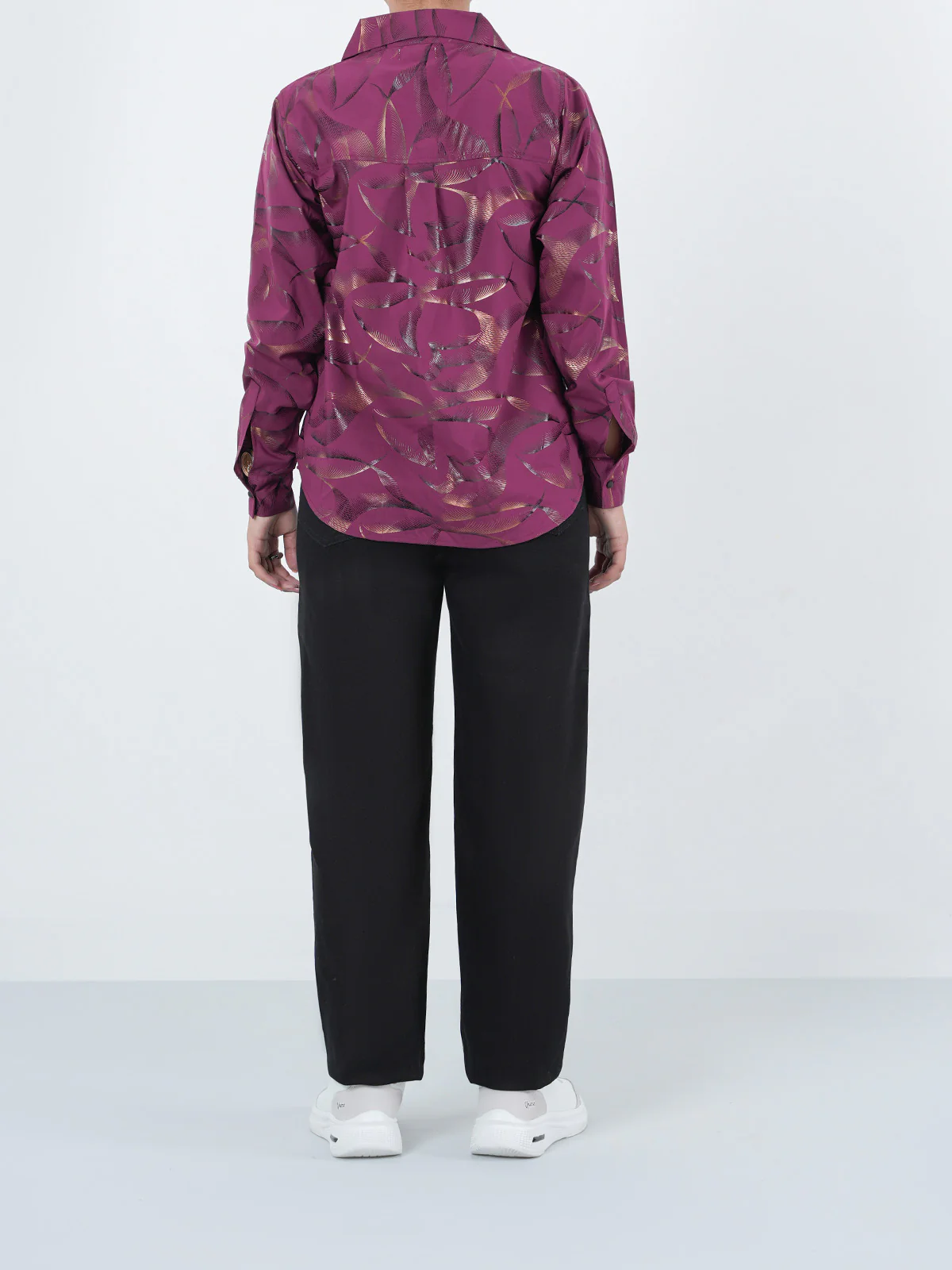 "NAOYA" Printed Regular Fit Cotton Top - Image 4