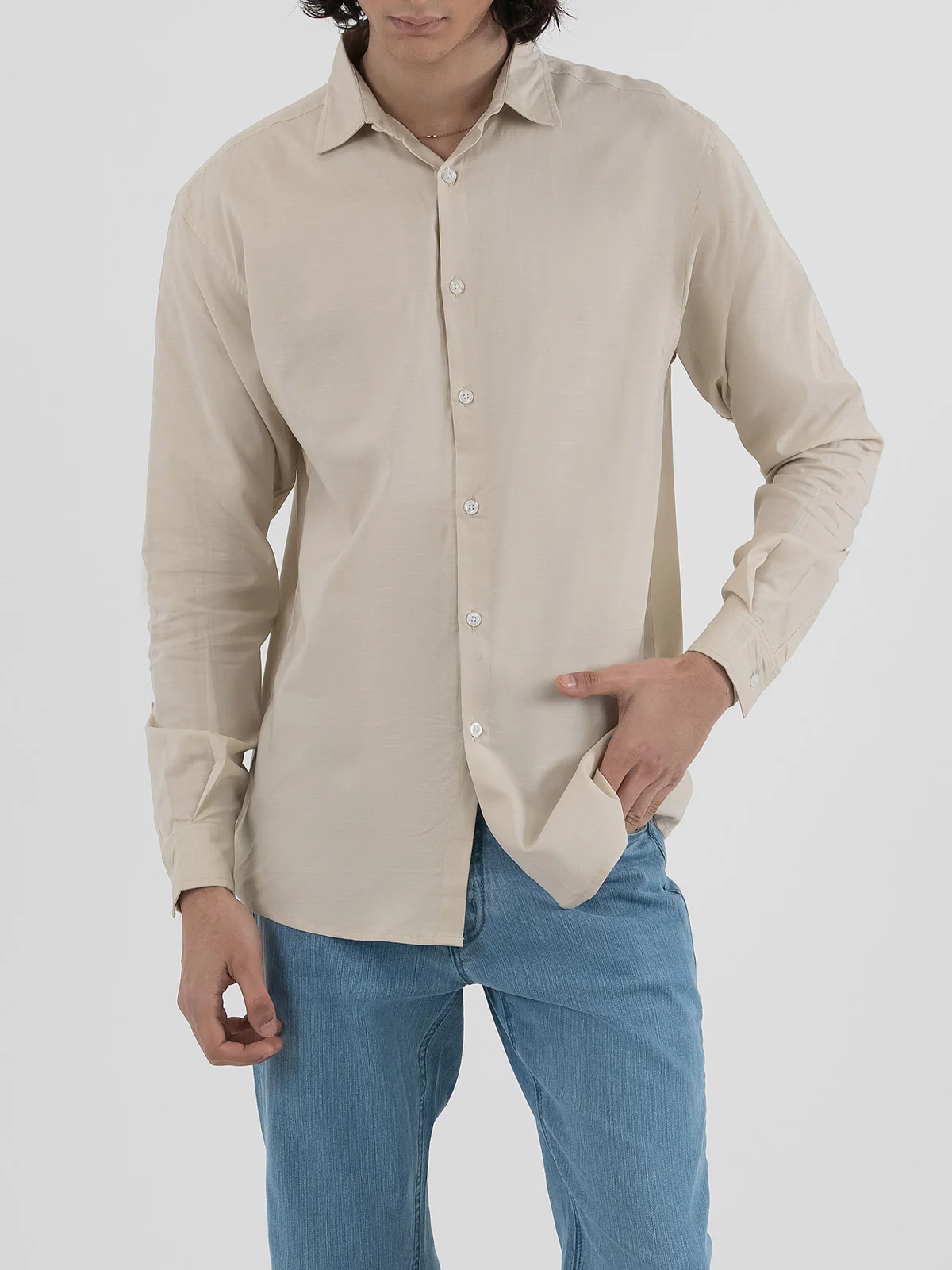 "NELOPE" Regular Fit Cotton Casual Shirt - Image 2