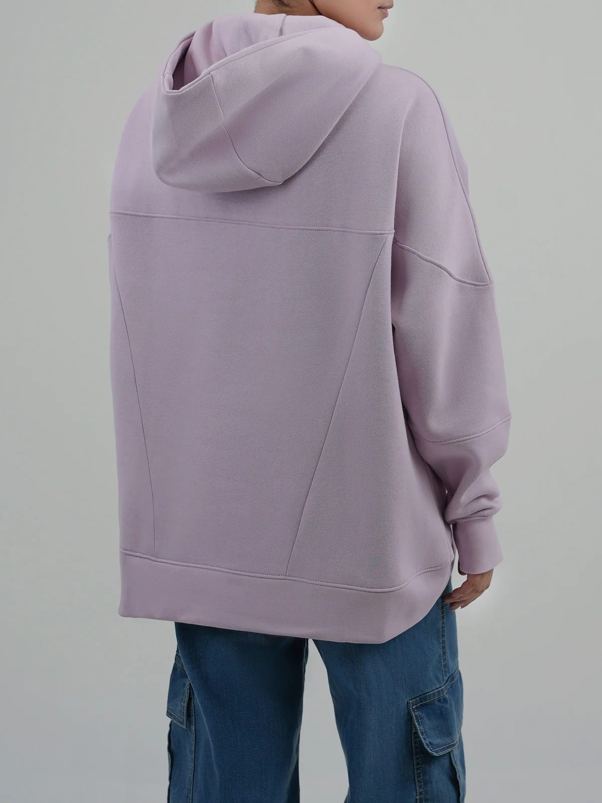 "NHUCHA" Trendy Cut &amp; Sew Fleece Hoodie - Image 6
