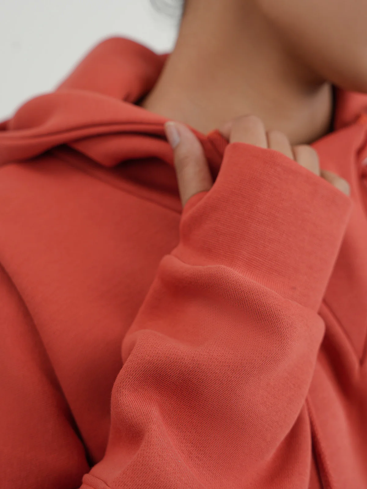 "NHUCHA" Trendy Cut & Sew Fleece Hoodie - Image 5