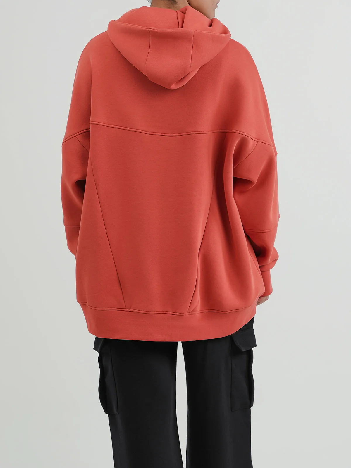 "NHUCHA" Trendy Cut & Sew Fleece Hoodie - Image 6