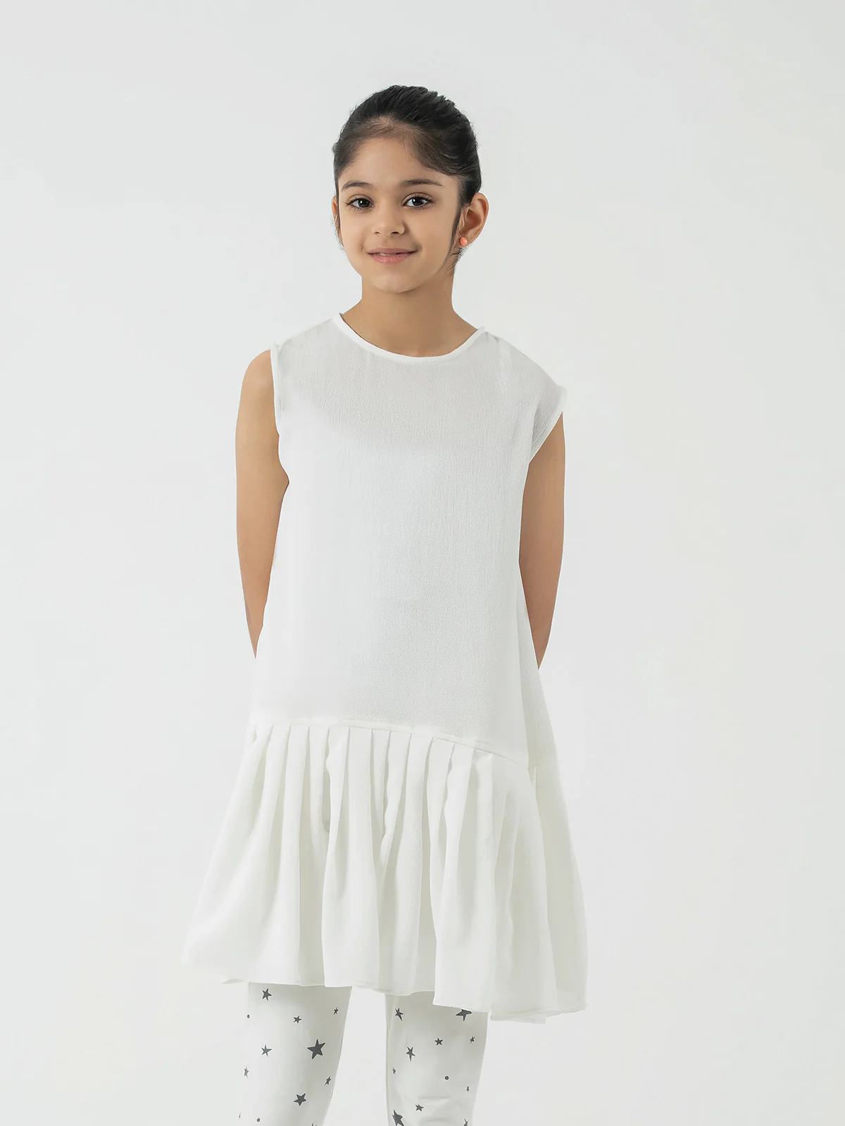 "OCTAV" Textured Regular Cotton Dress