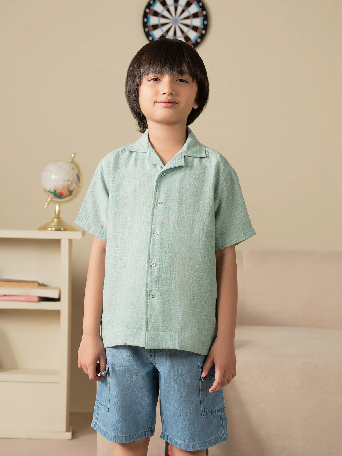 "ODIN" Solid Regular Fit Casual Shirt