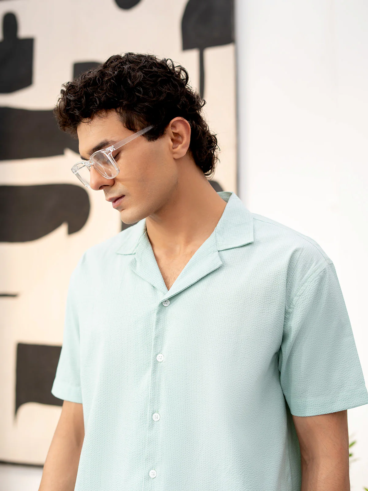 "OMARI" Regular Fit Cotton Casual Shirt - Image 4