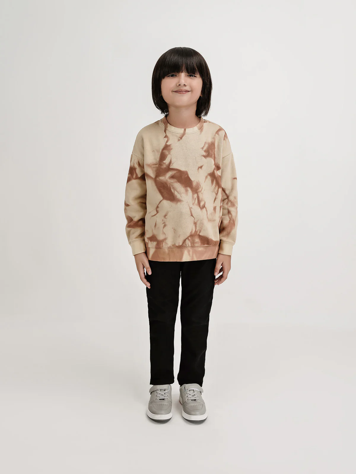 "OPTIMUM" Graphic Crew Neck Sweatshirt