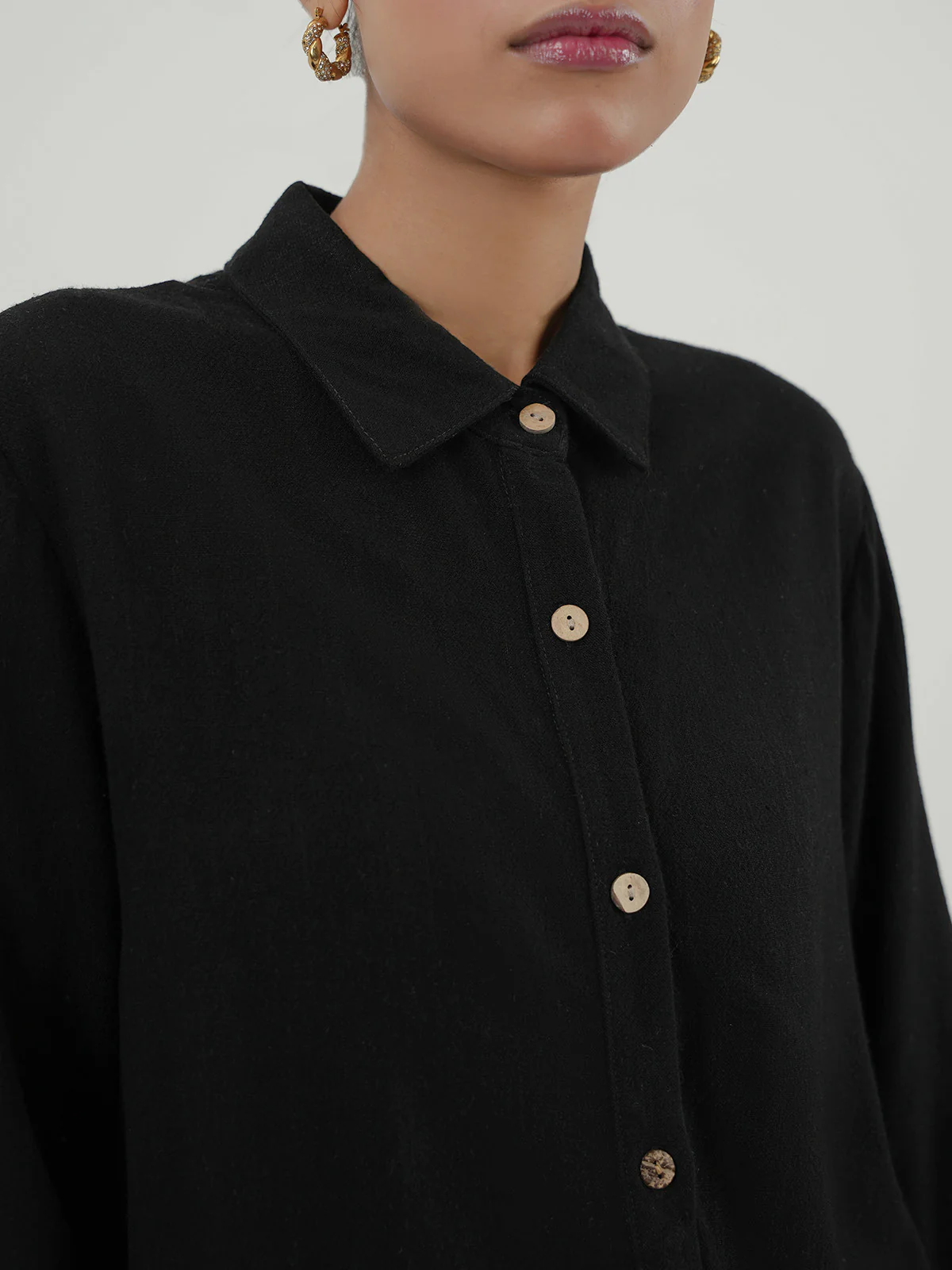 "ORAEFO" Regular fit Linen Co-Ord Set - Image 4