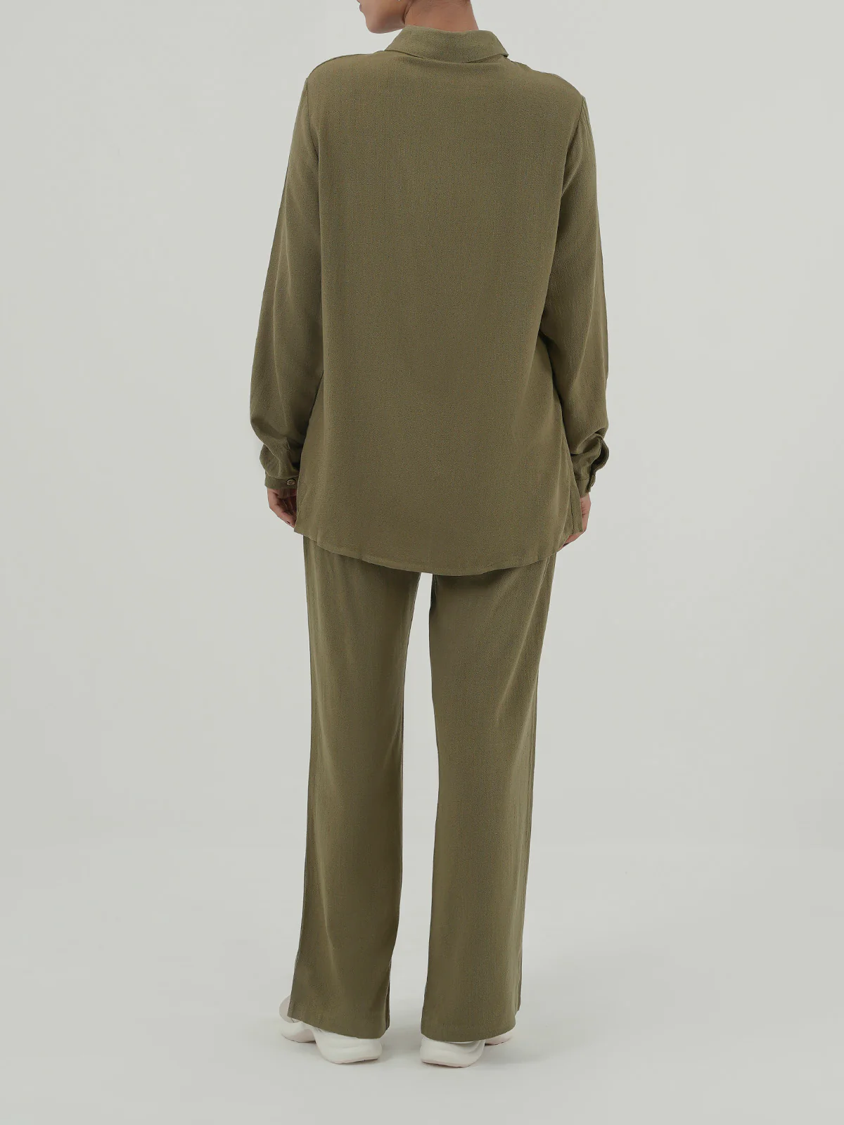 "ORAEFO" Regular fit Linen Co-Ord Set - Image 6