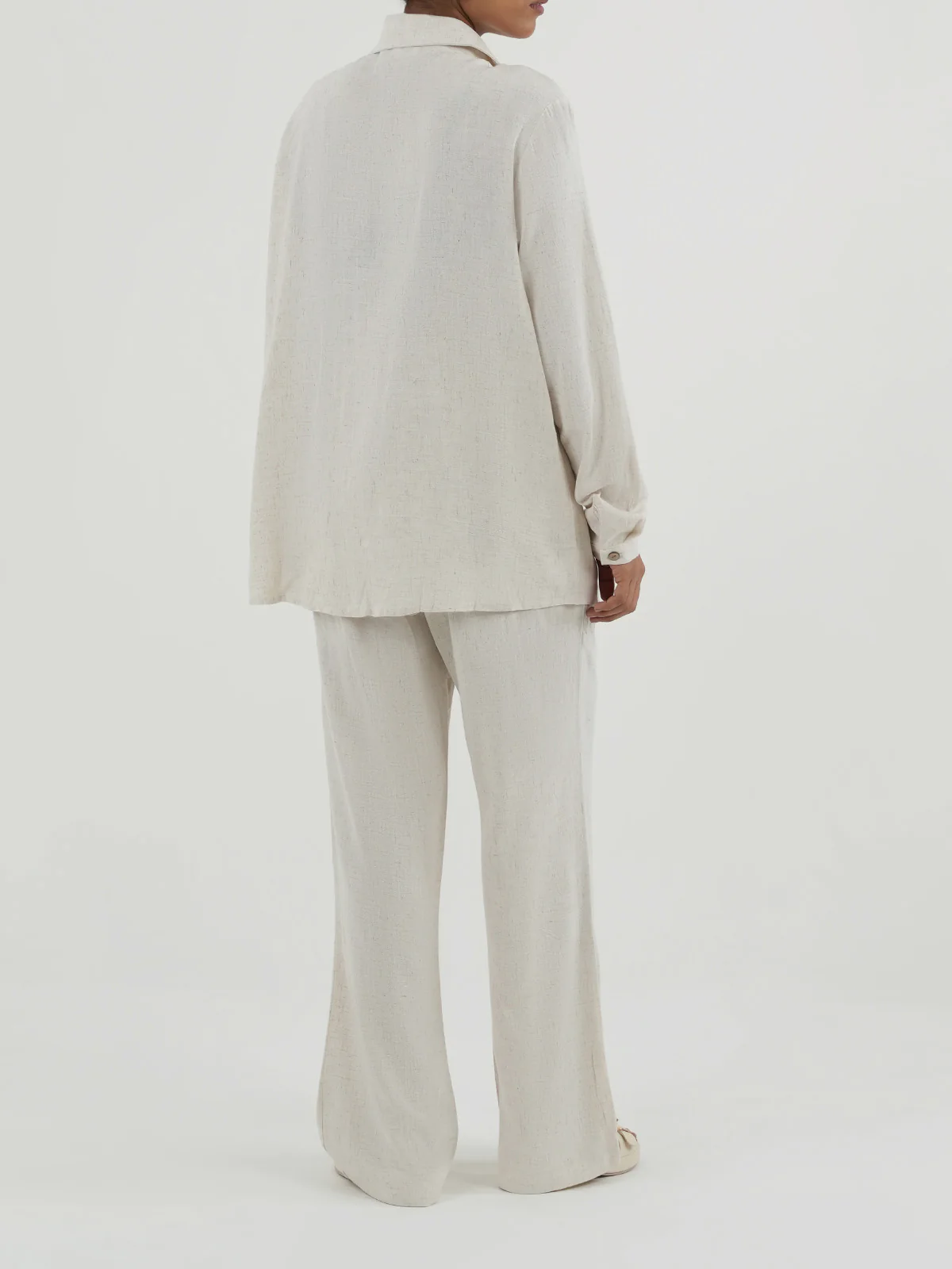 "ORAEFO" Regular fit Linen Co-Ord Set - Image 6