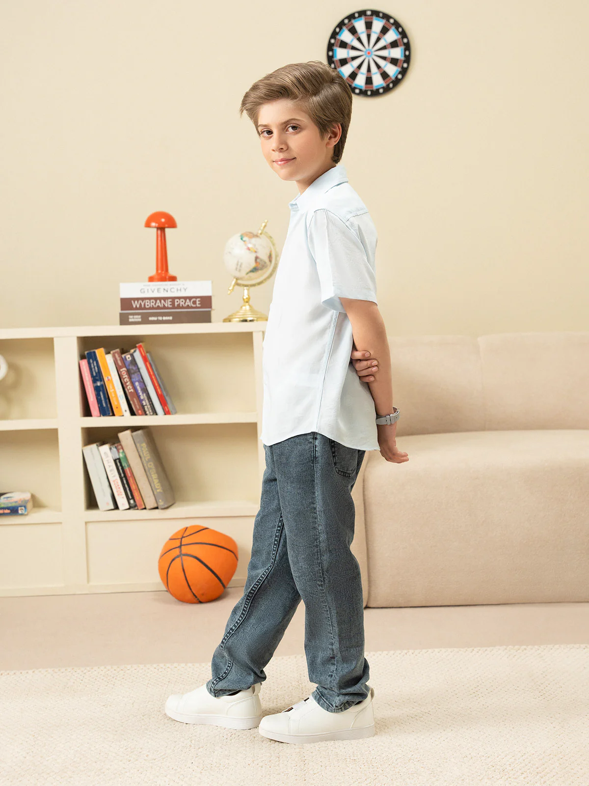 "OSIRIS" Solid Regular Fit Casual Shirt - Image 2
