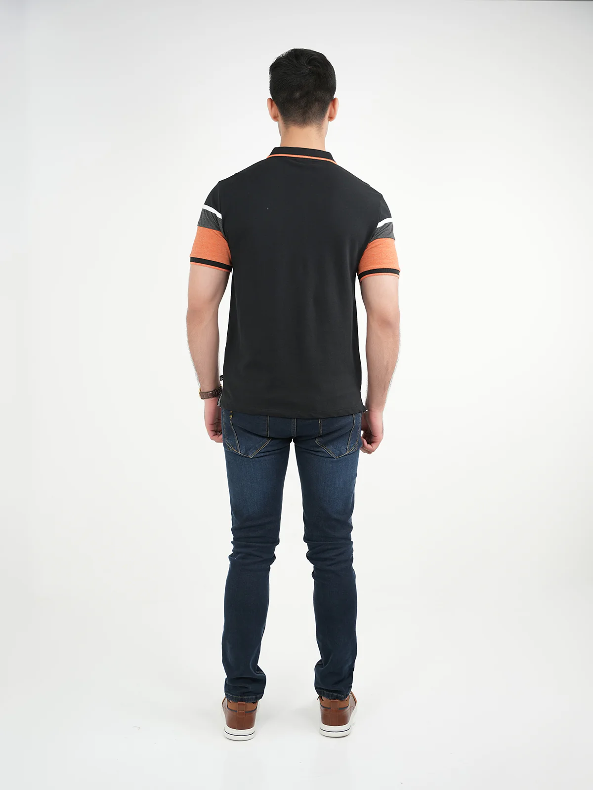 "OTHMAN" Casual Slim Fit Polo Shirt - Image 4