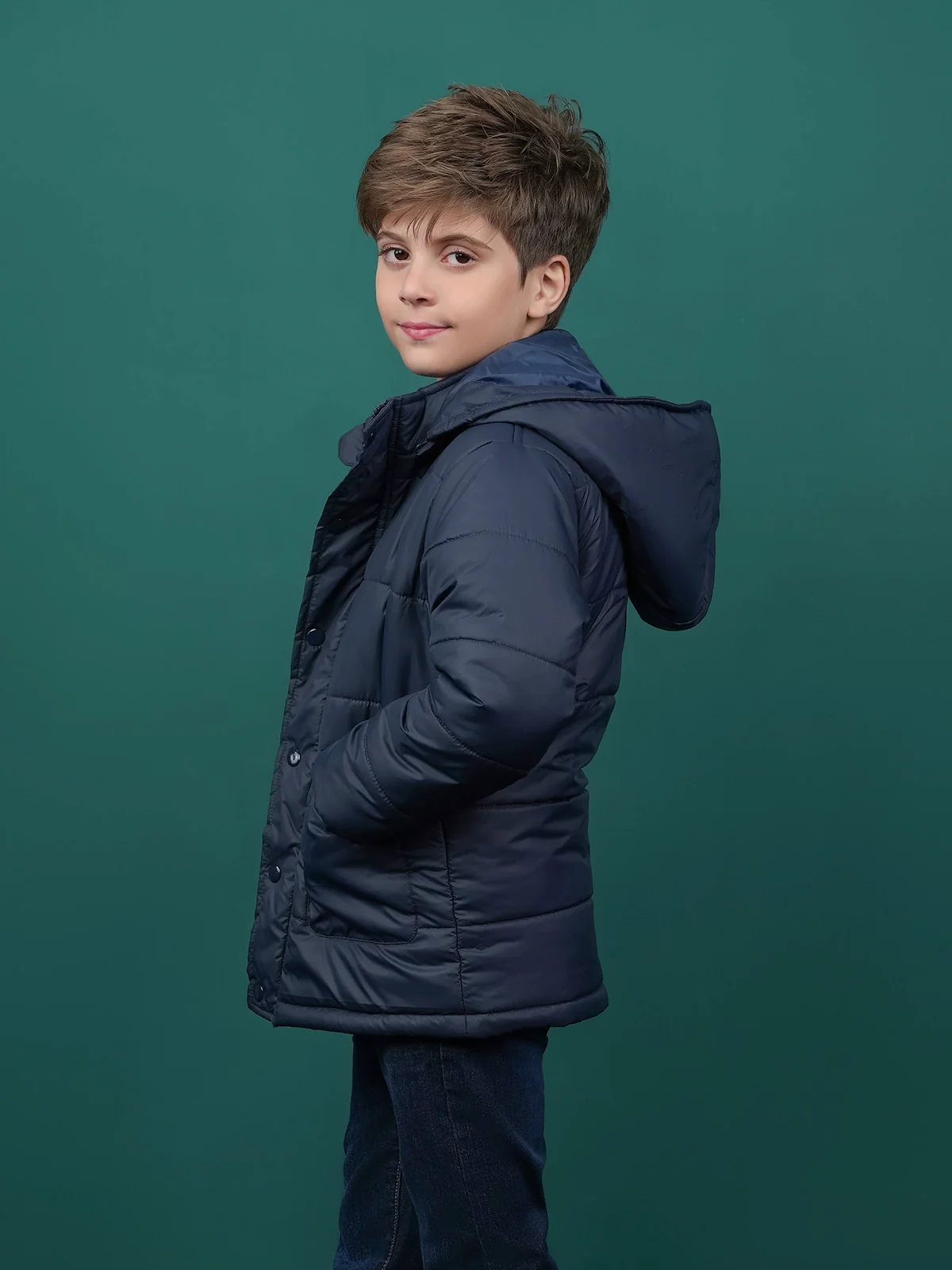 "OZIAS" Lightweight Regular Fit Puffer Jacket - Image 2