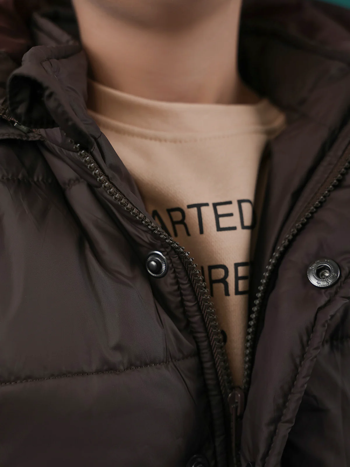 "OZIAS" Lightweight Regular Fit Puffer Jacket - Image 3