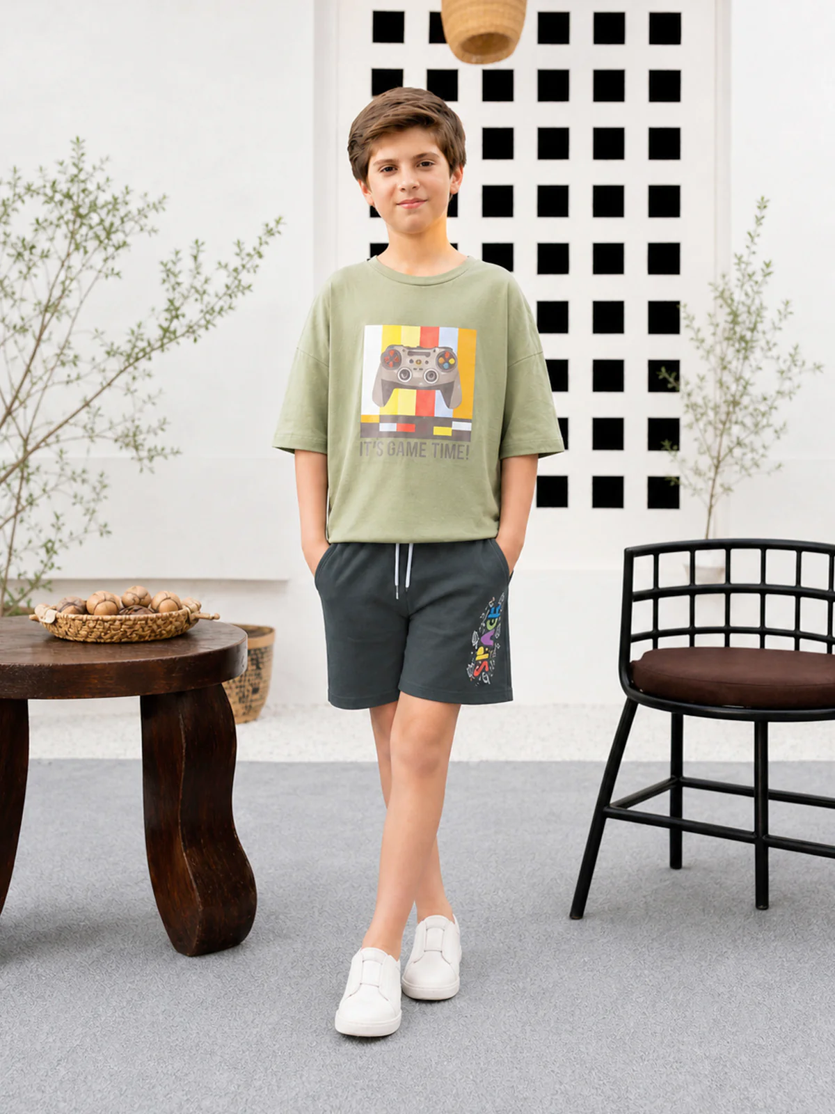 "PARTHIV" Basic Regular Fit Knits Shorts
