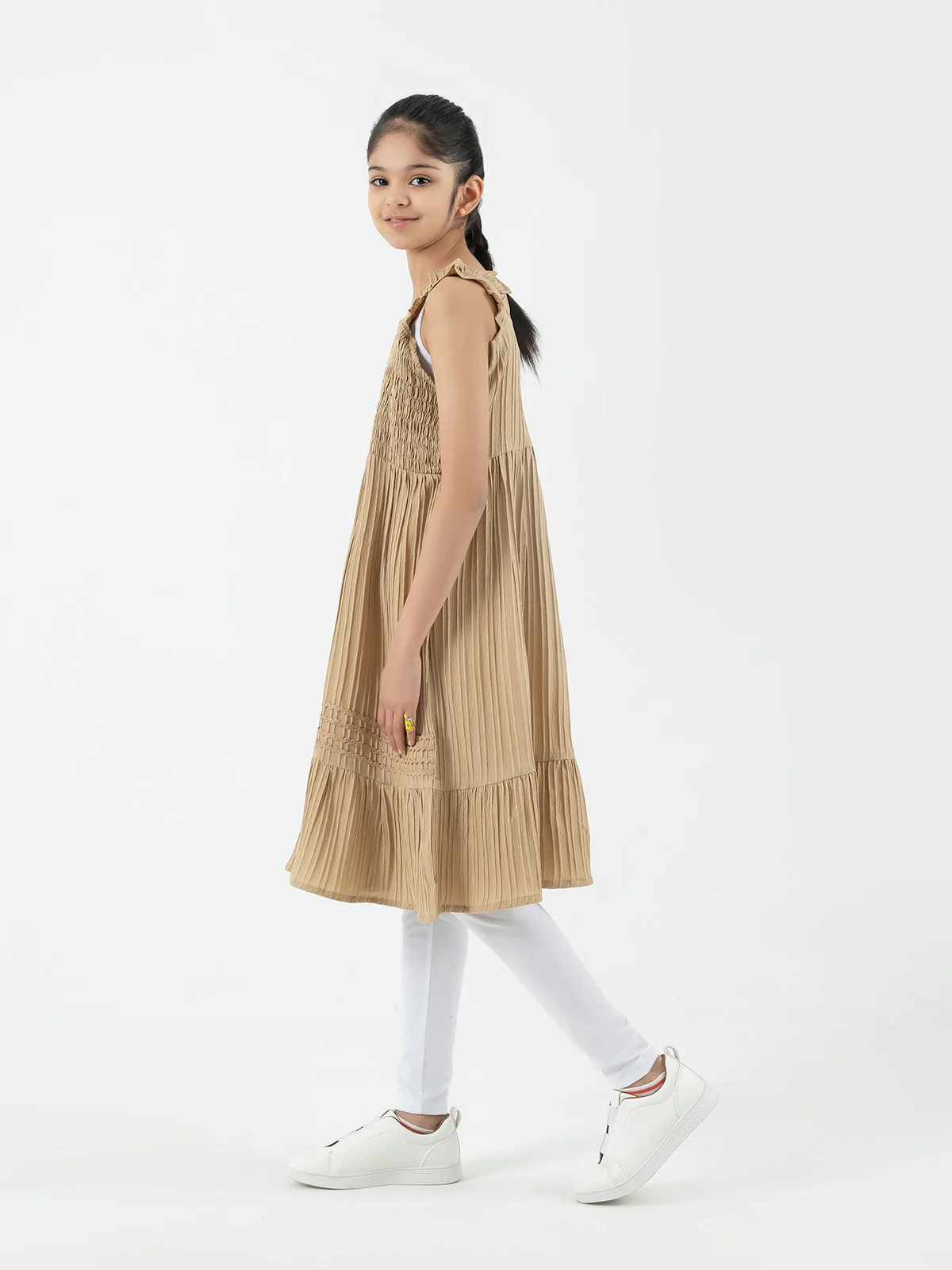 "PATRIK" Basic Regular Cotton Dress - Image 4