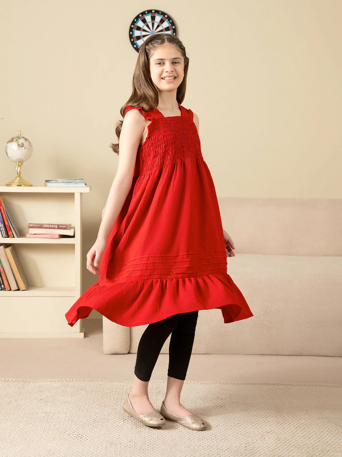 "PATRIK" Basic Regular Cotton Dress - Image 2