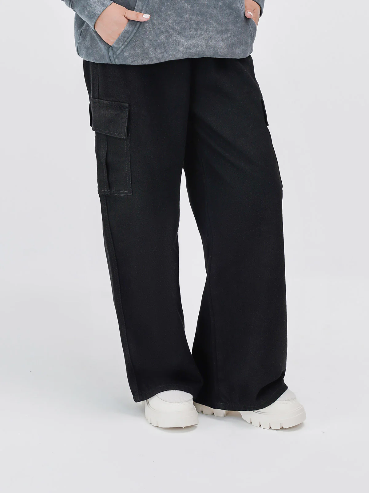 "PEGASUS" Casual Cargo Denim Pant - Image 2