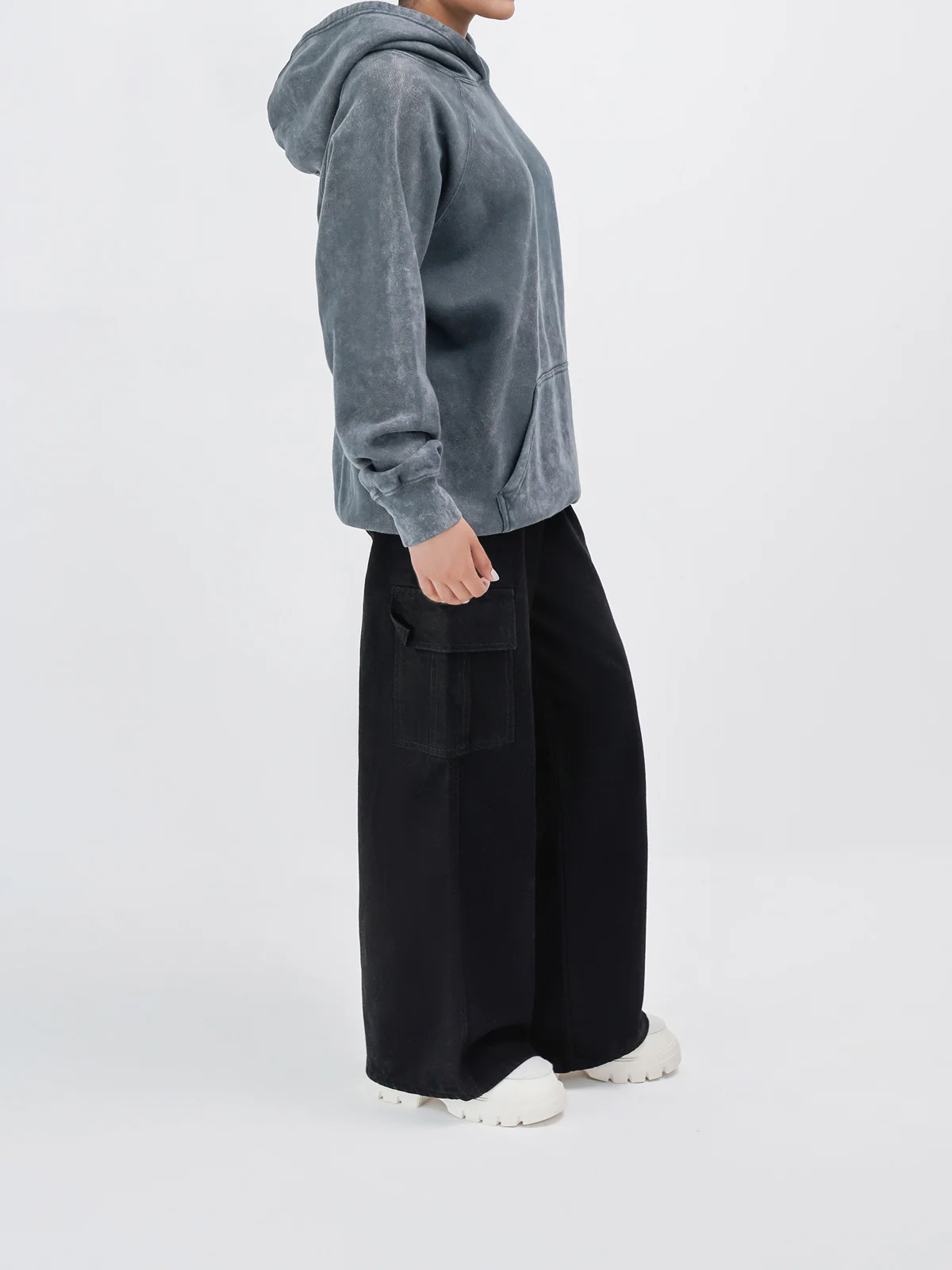 "PEGASUS" Casual Cargo Denim Pant - Image 3