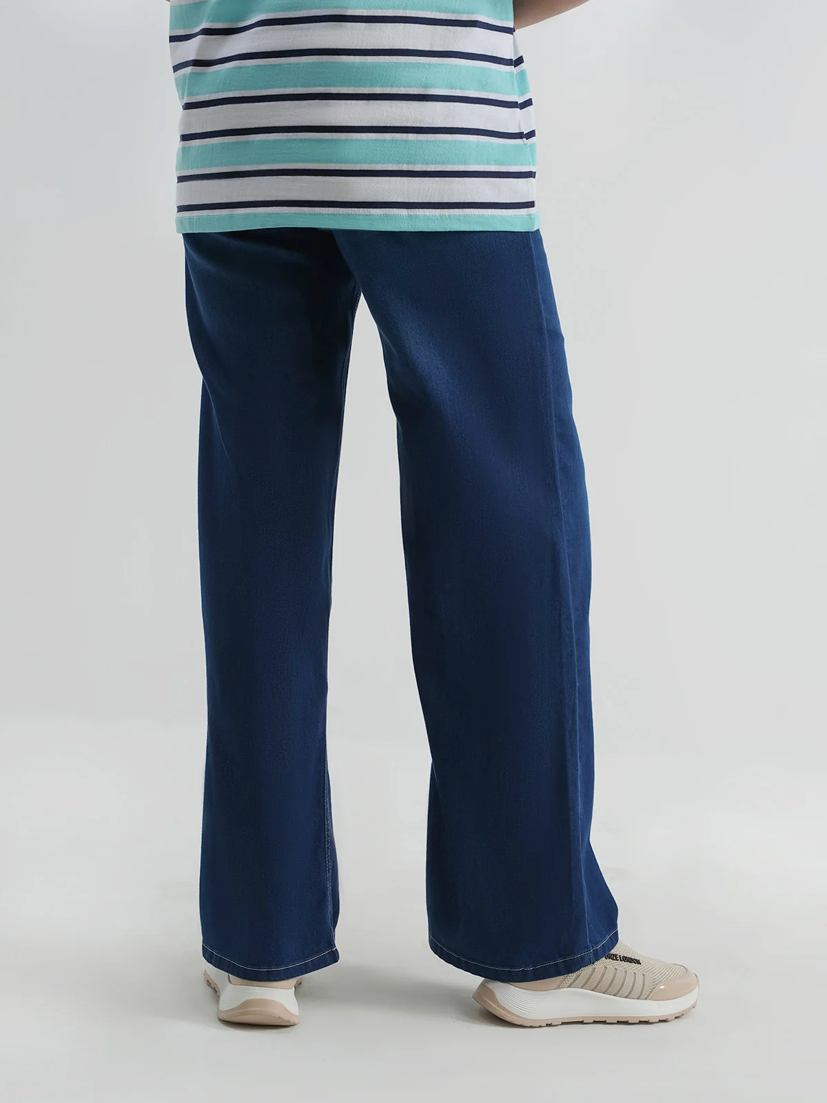 "PELIPE" Plazo Fit Denim Pant - Image 4