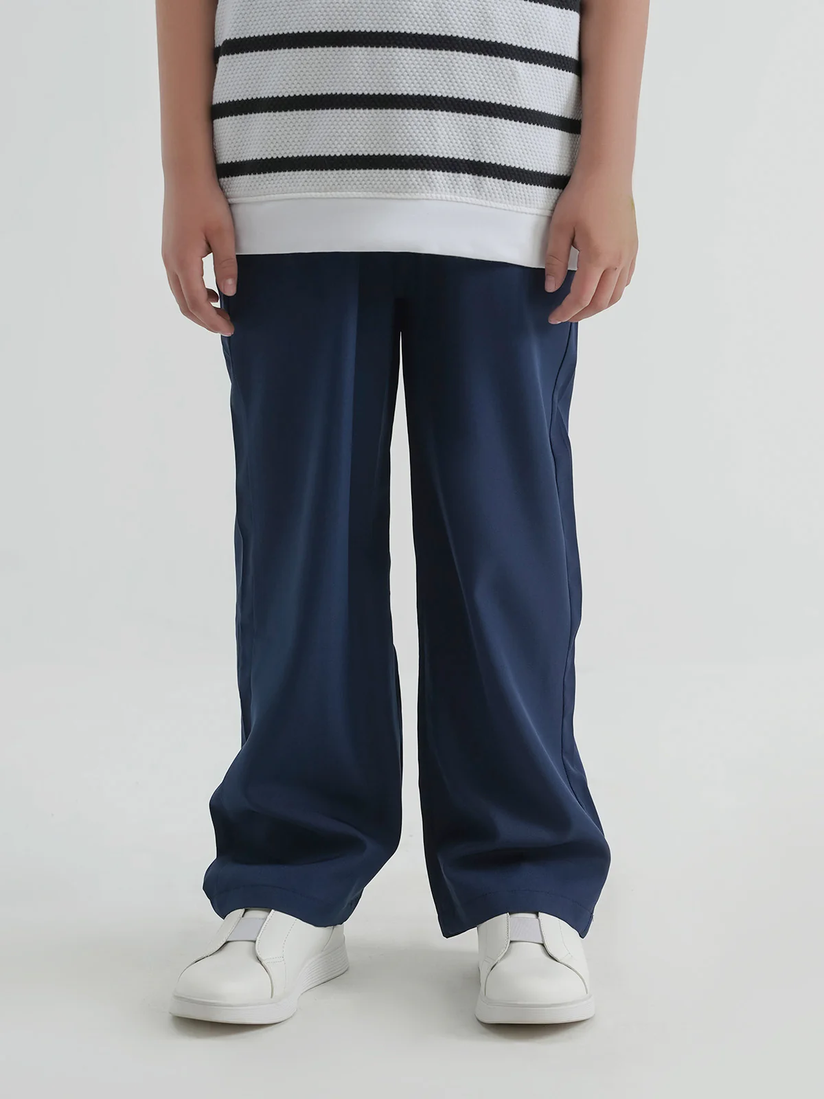 "PENIEL" Slim Fit Cotton Trouser