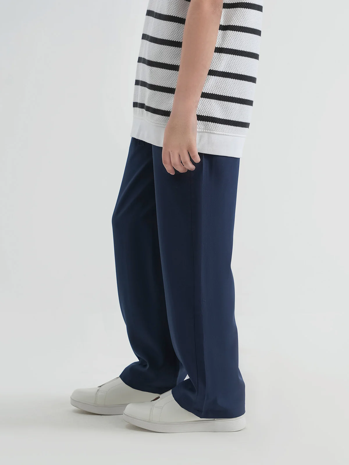 "PENIEL" Slim Fit Cotton Trouser - Image 2