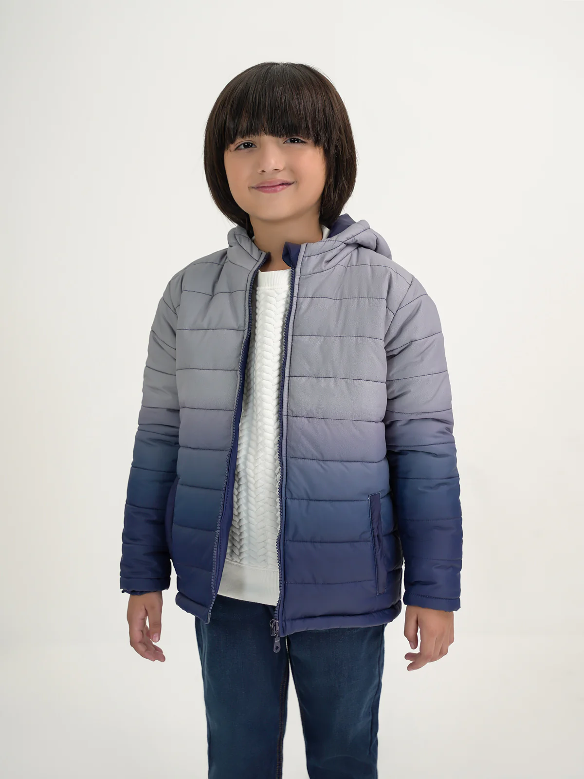 "PERIDOT" Zipped Up Sleek Puffer Jacket - Image 2