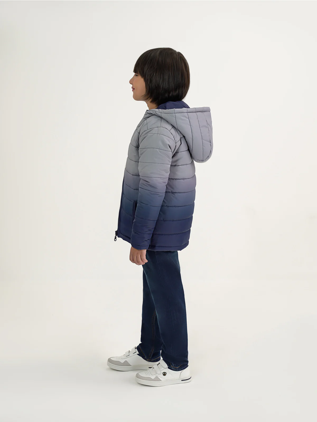 "PERIDOT" Zipped Up Sleek Puffer Jacket - Image 3