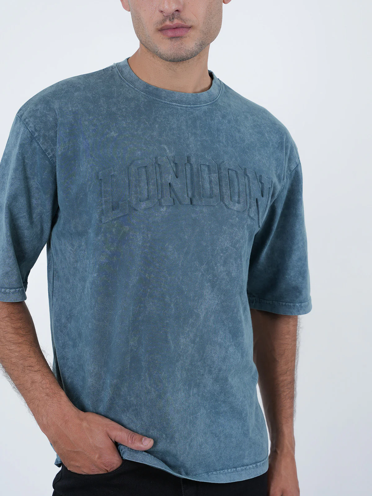 "PERLITA" Stretch Regular Fit T-Shirt - Image 2