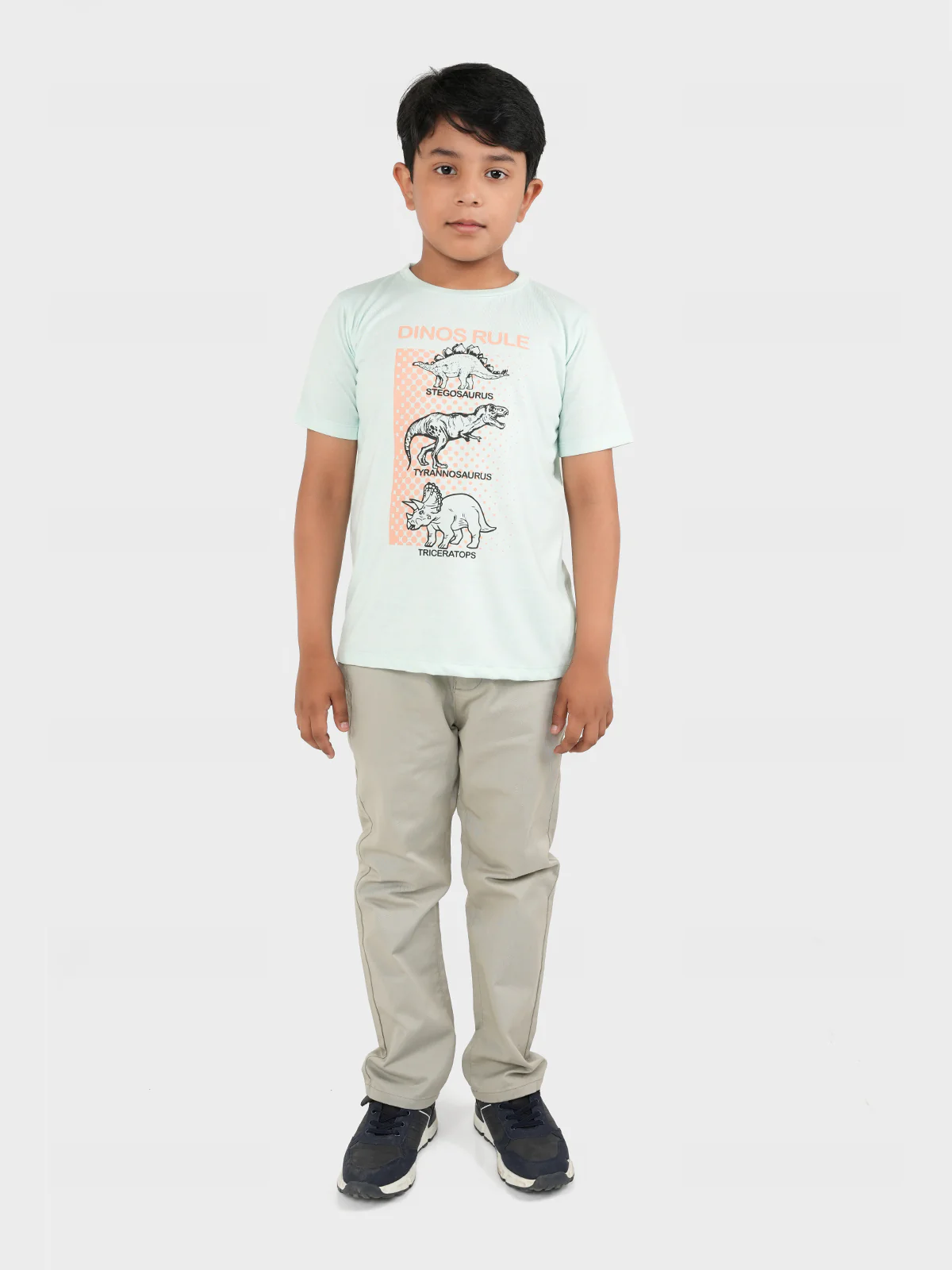"EUROS" Casual Crewneck T-Shirt