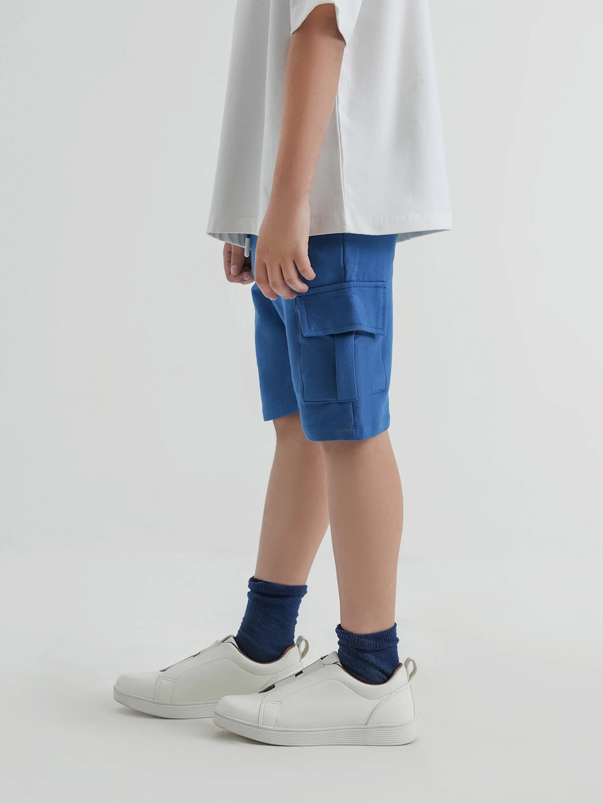 "PRANSH" Cargo Fit Terry Knits Shorts - Image 2