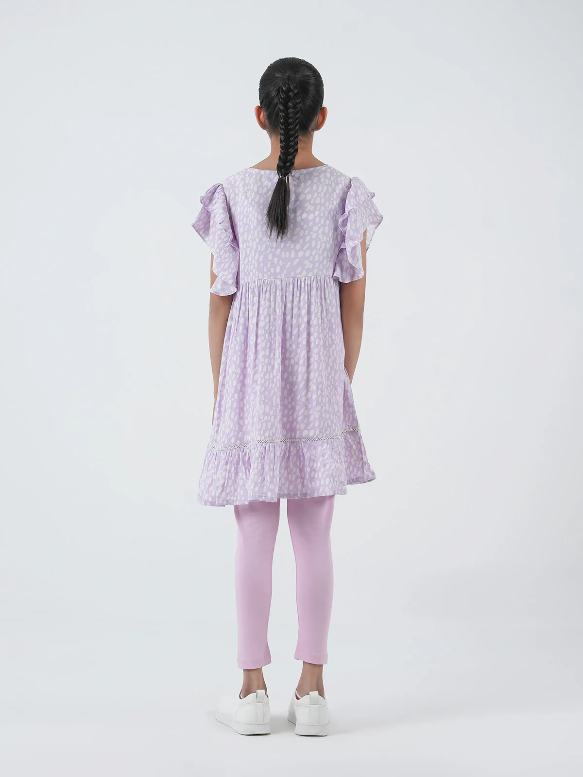 "PRIAB" Basic Regular Cotton Dress - Image 5