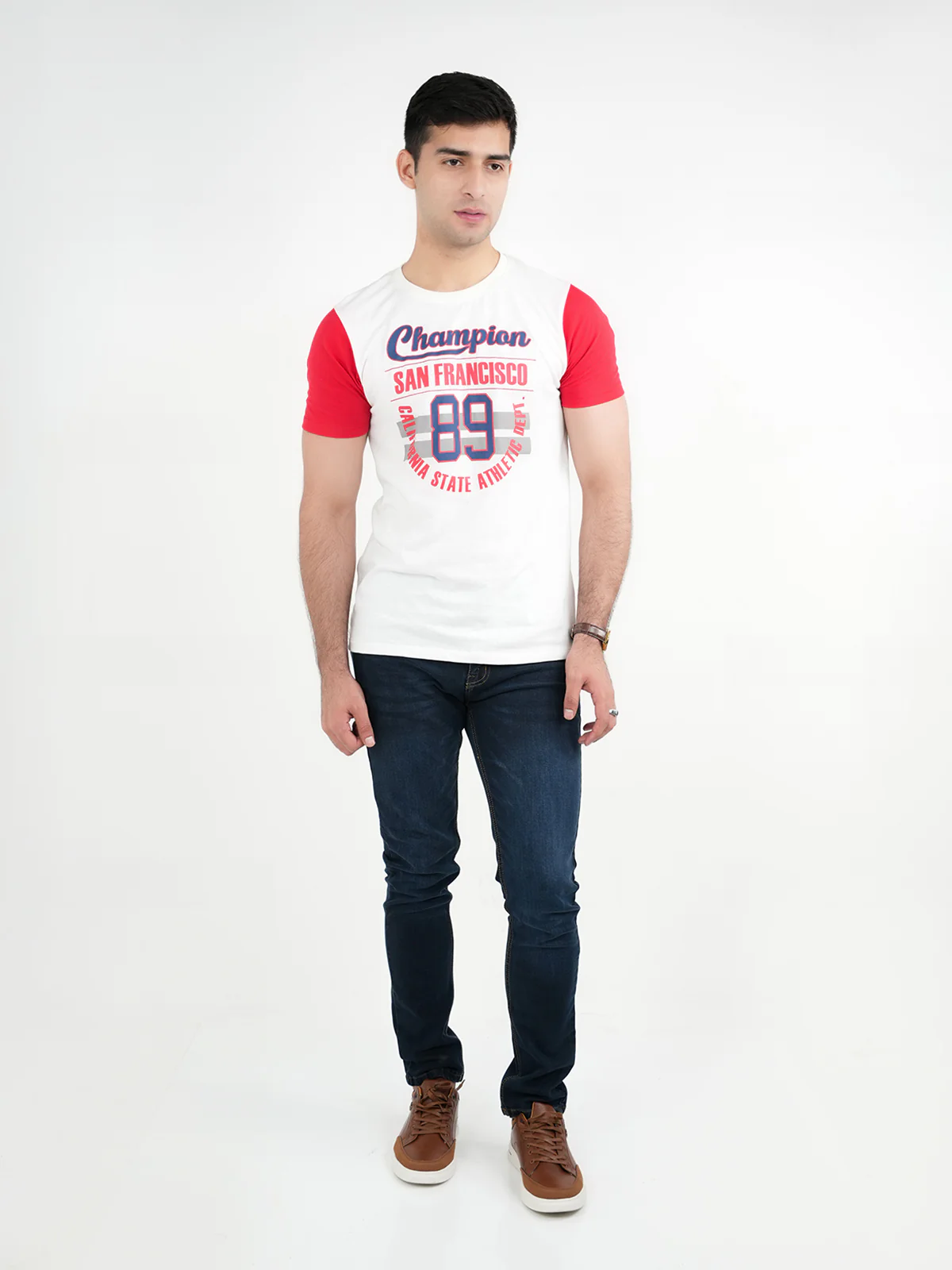 "RAFA" Casual Graphics Slim Fit T-Shirt - Image 2