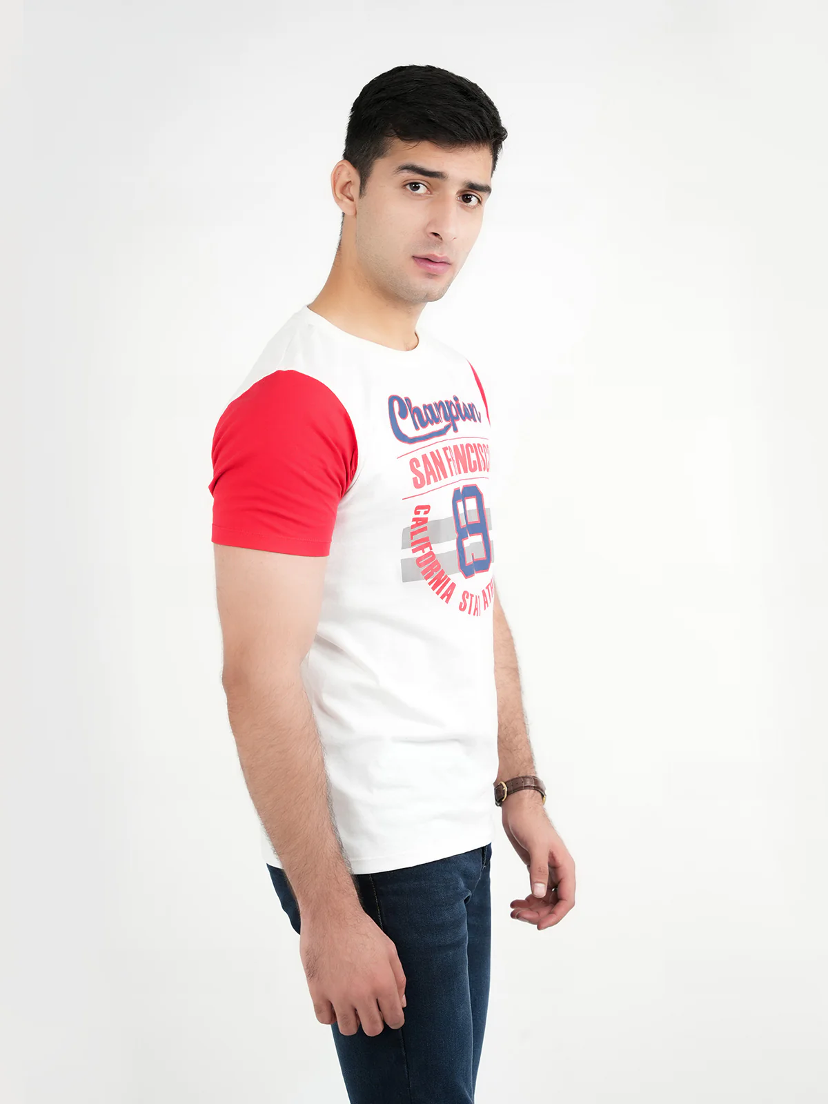 "RAFA" Casual Graphics Slim Fit T-Shirt - Image 3