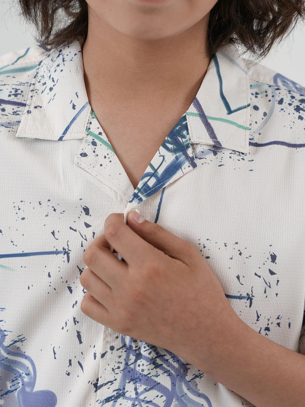 "RAFIYA" Printed Regular Fit Casual Shirt - Image 4