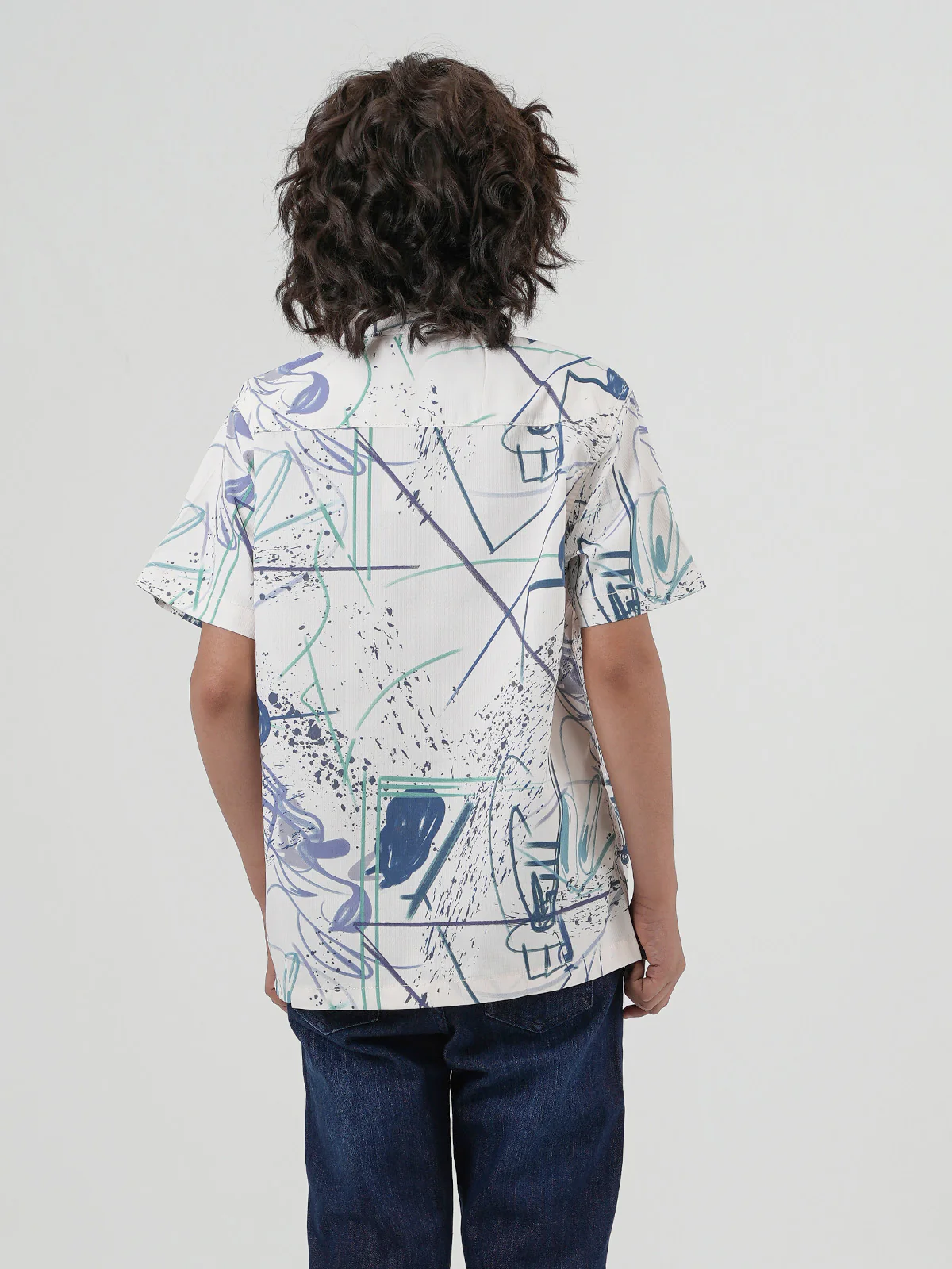 "RAFIYA" Printed Regular Fit Casual Shirt - Image 5