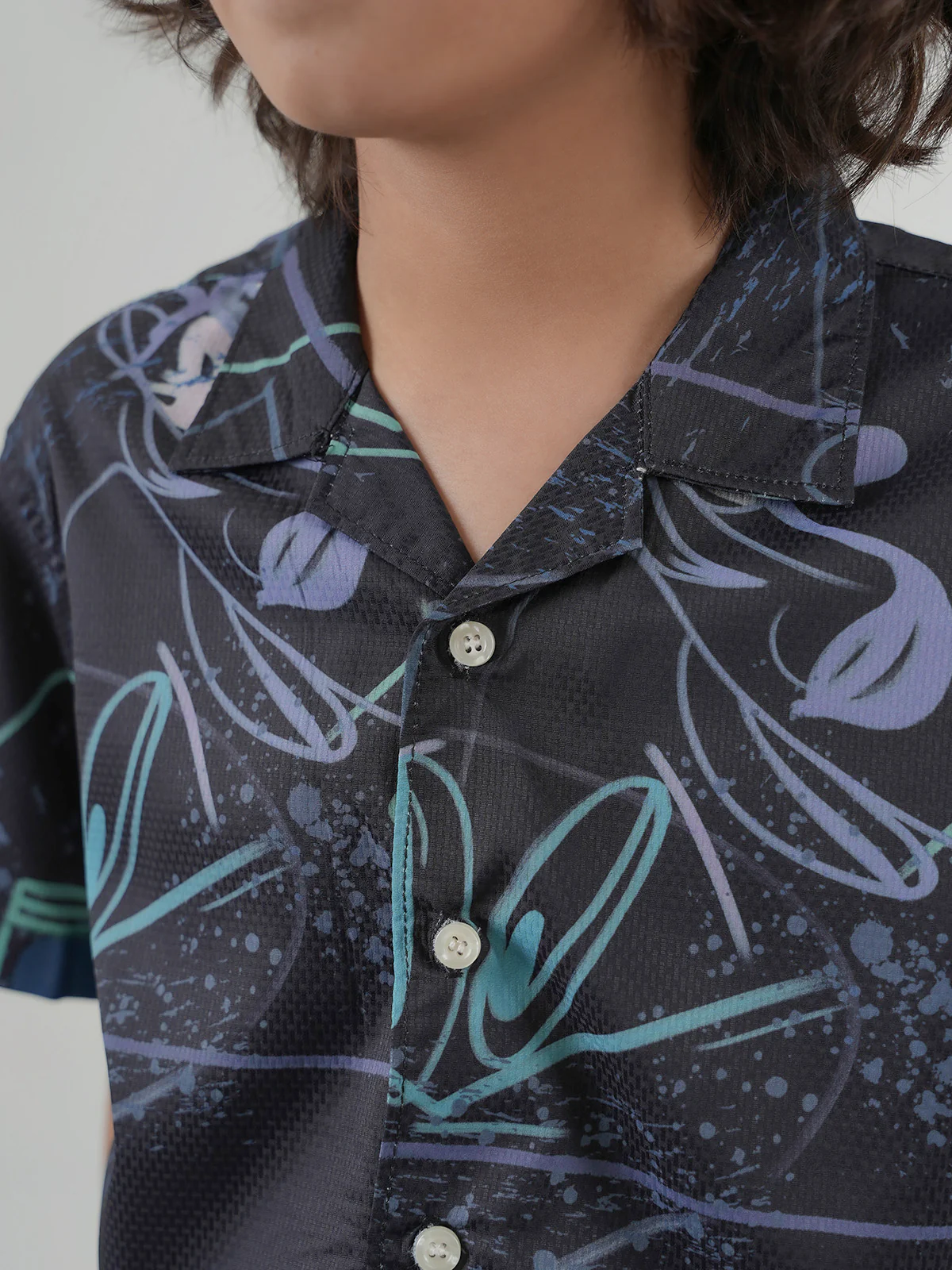 "RAFIYA" Printed Regular Fit Casual Shirt - Image 4