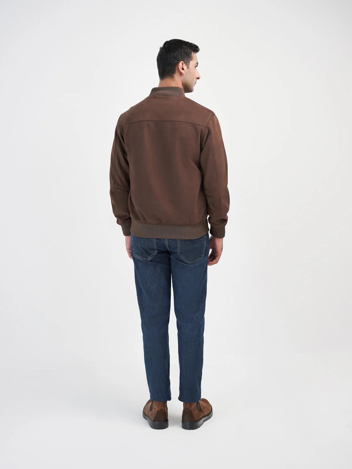 "RASTABAN" Suede Zipper Casual Jacket - Image 5