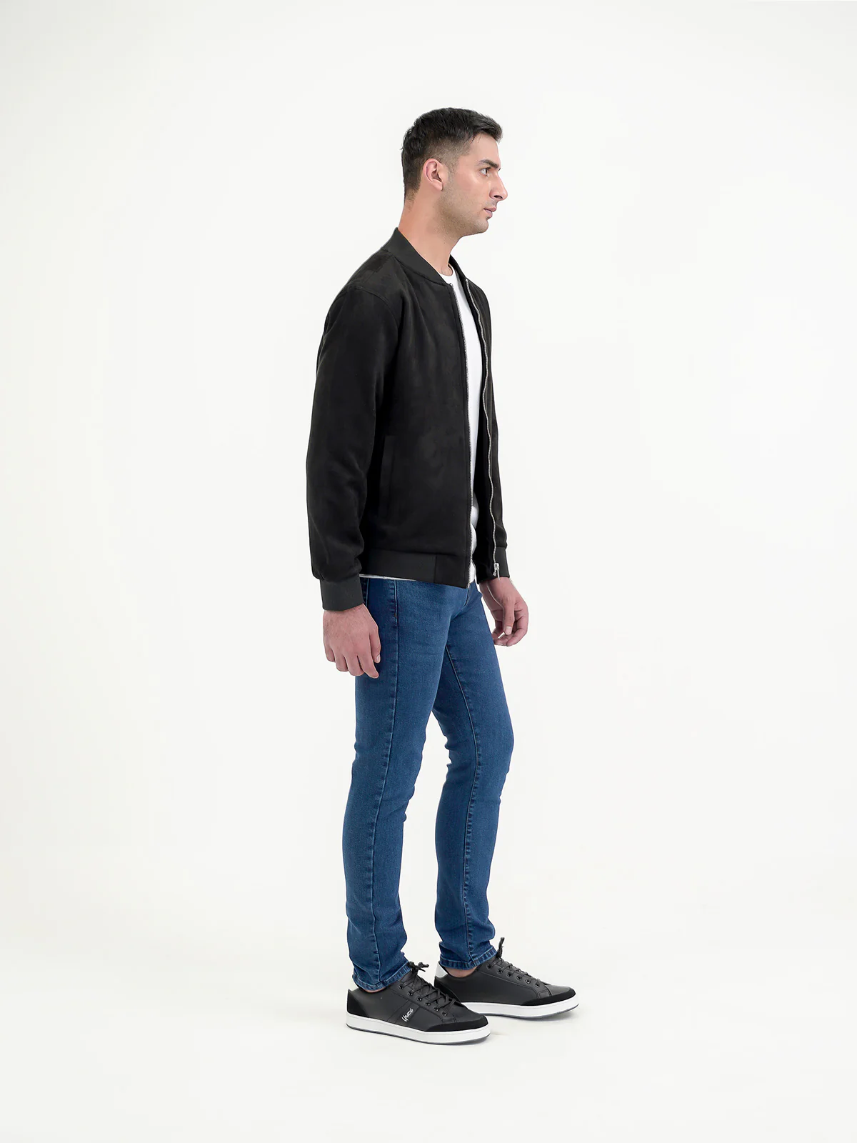 "RASTABAN" Suede Zipper Casual Jacket - Image 3