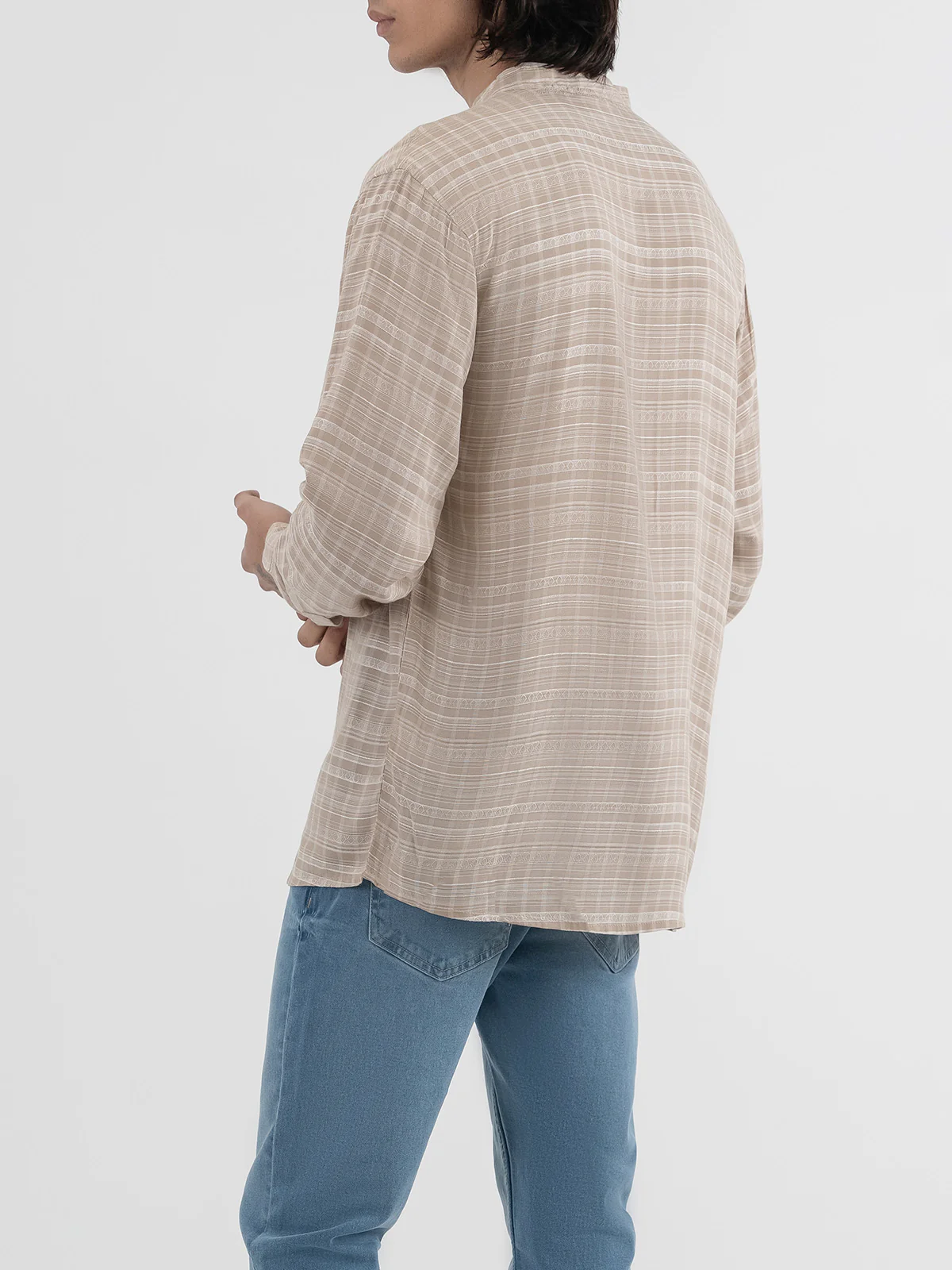"RAYSO" Regular Fit Cotton Casual Shirt - Image 5