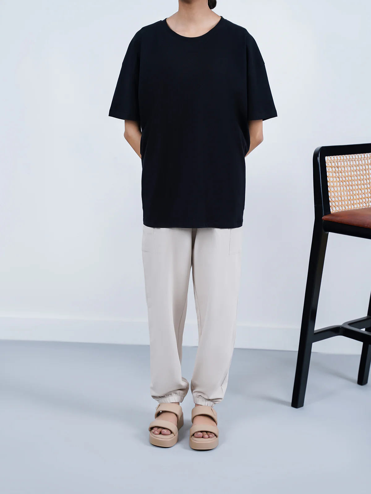 "REIDAR" Drop Shoulder Basic T-Shirt